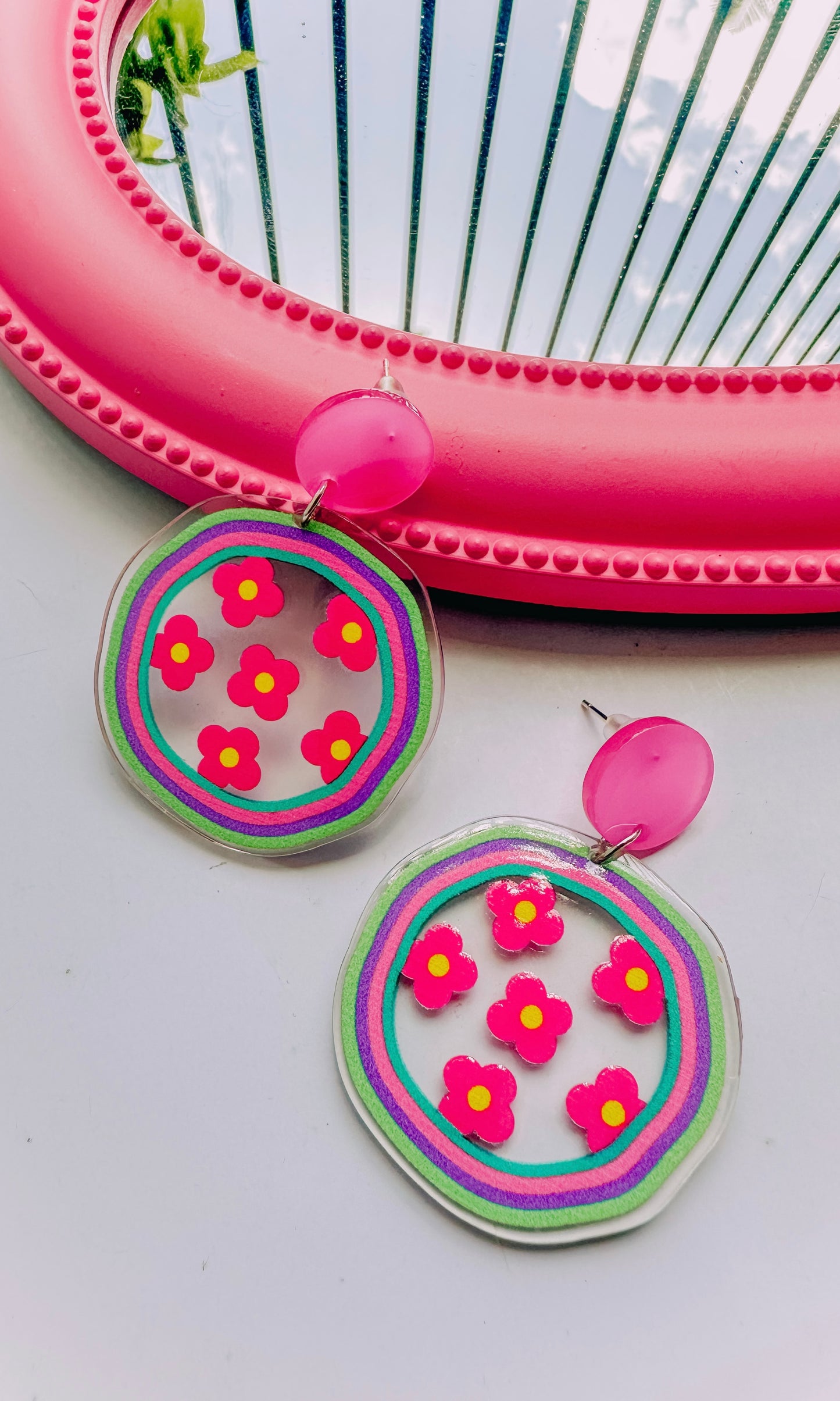 Blushing Petal Earring