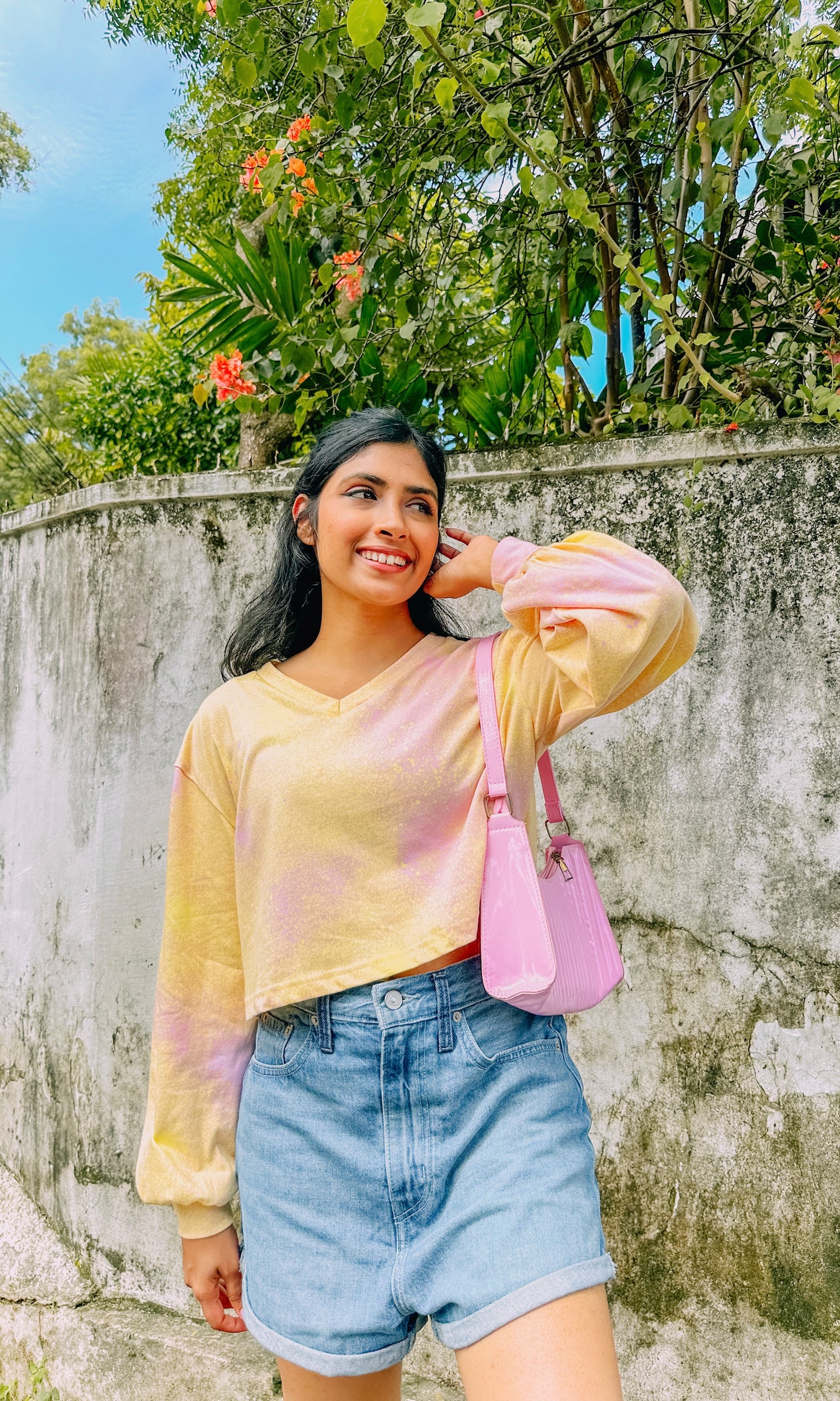 Sunshine Magic Balloon Sleeve Pullover