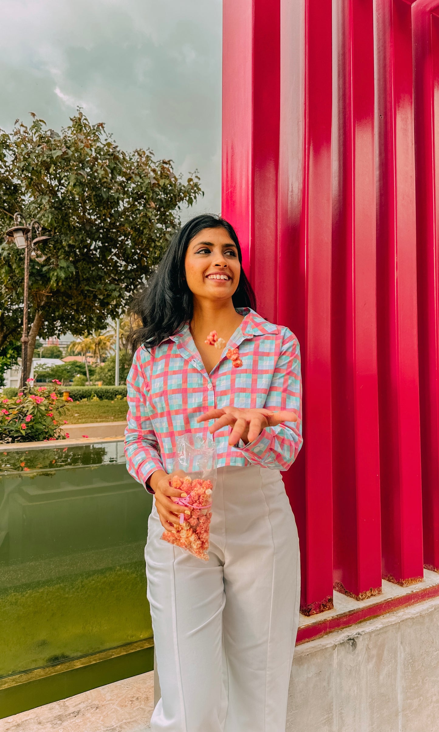 Gingham Bliss Crop Shirt