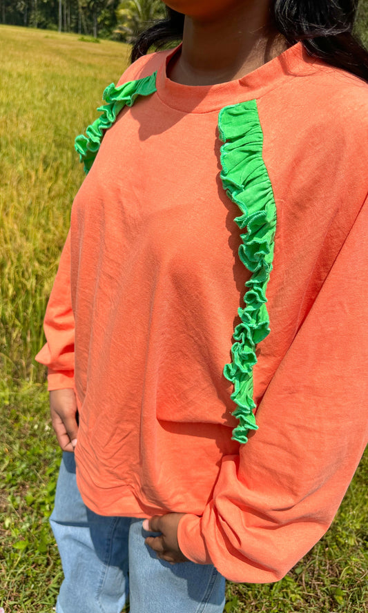 Pretty girl garden frill