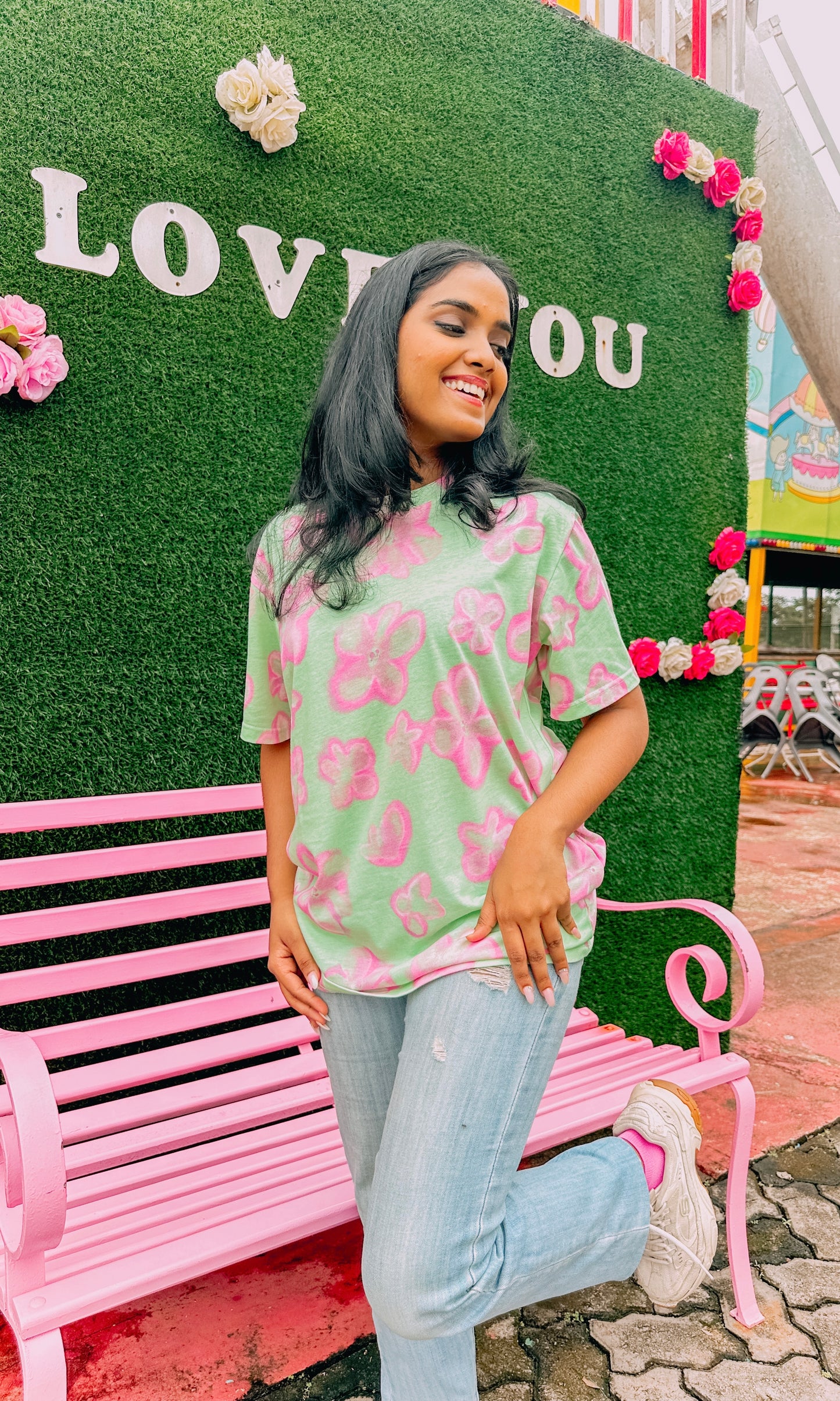 Garden Delight Oversize T Shirt