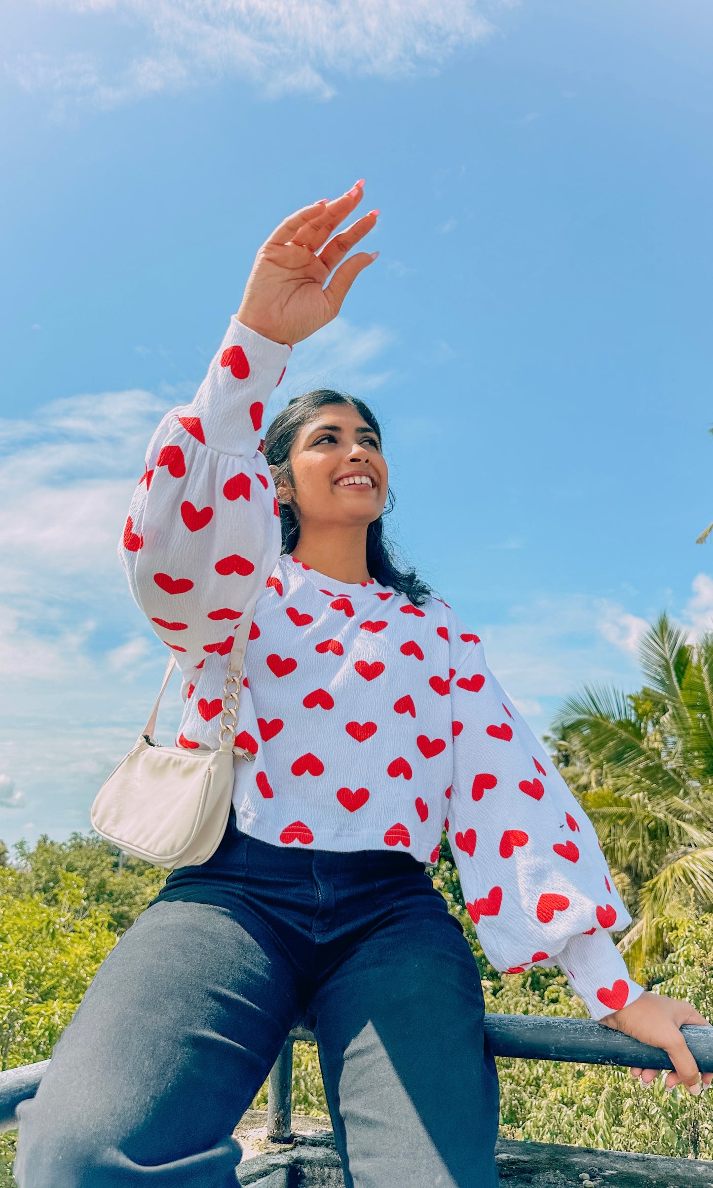 Heartfelt Balloon Sleeve Pullover
