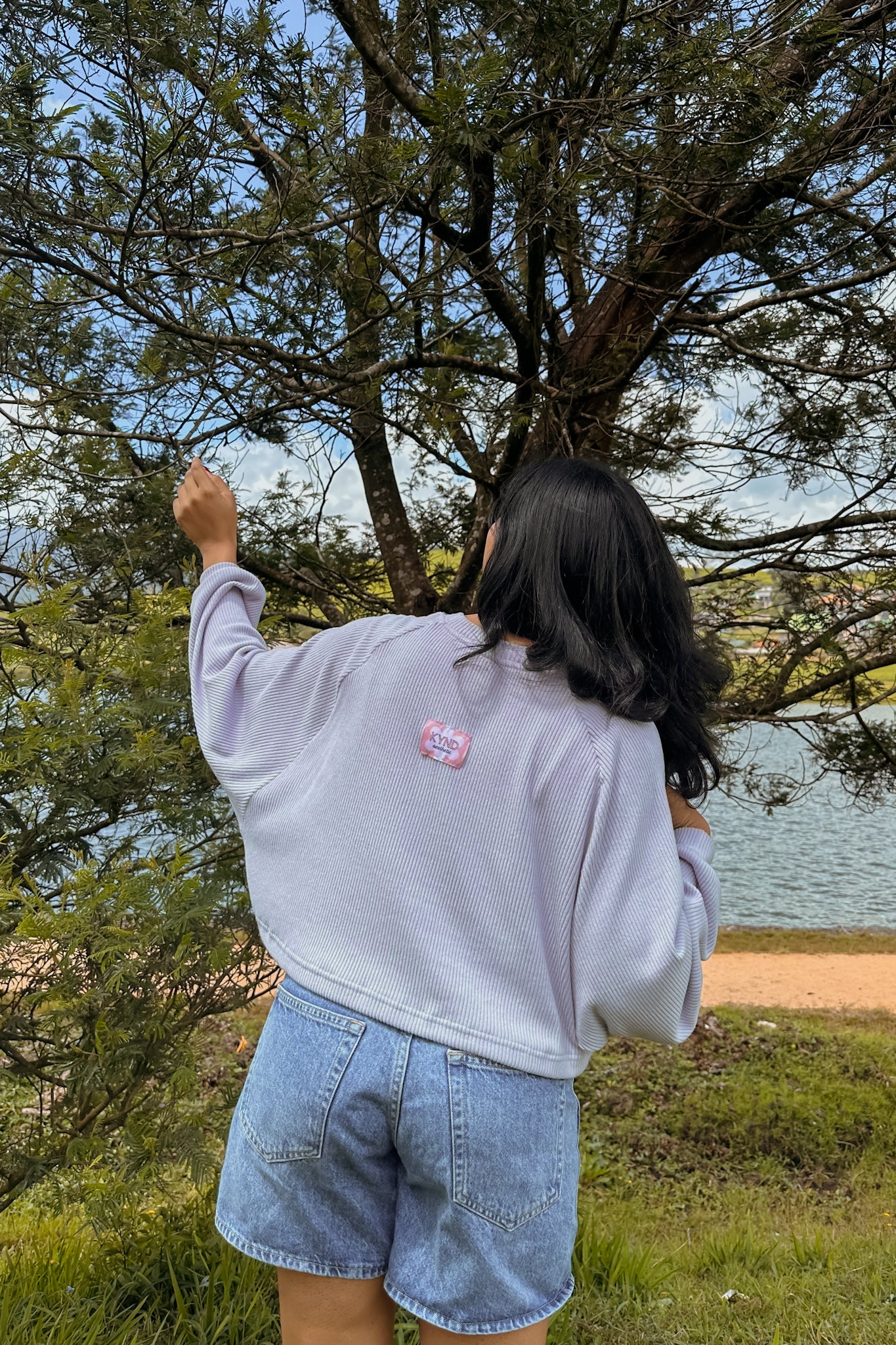 Classic Violet Raglan Sleeve Crop Pullover