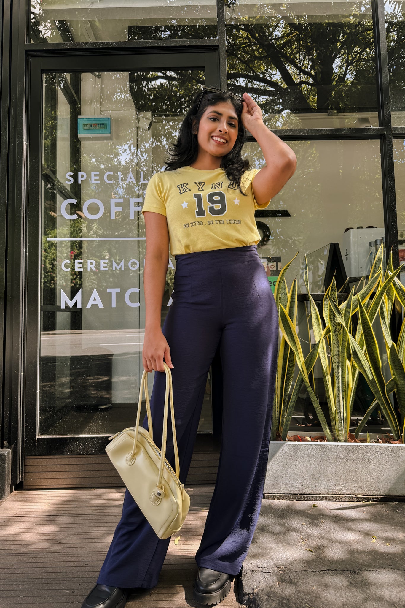 Navy Muse Flare Pant