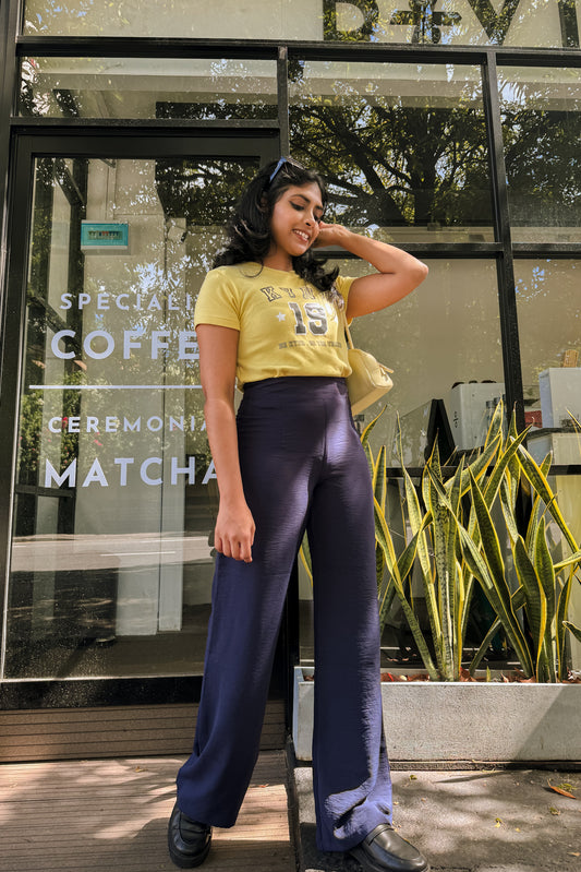 Navy Muse Flare Pant