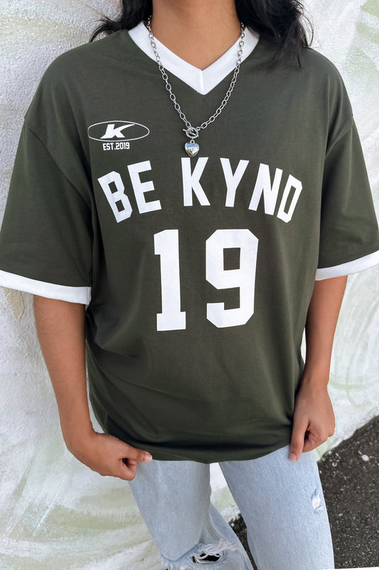 Kynd Bold Tee in Army Green