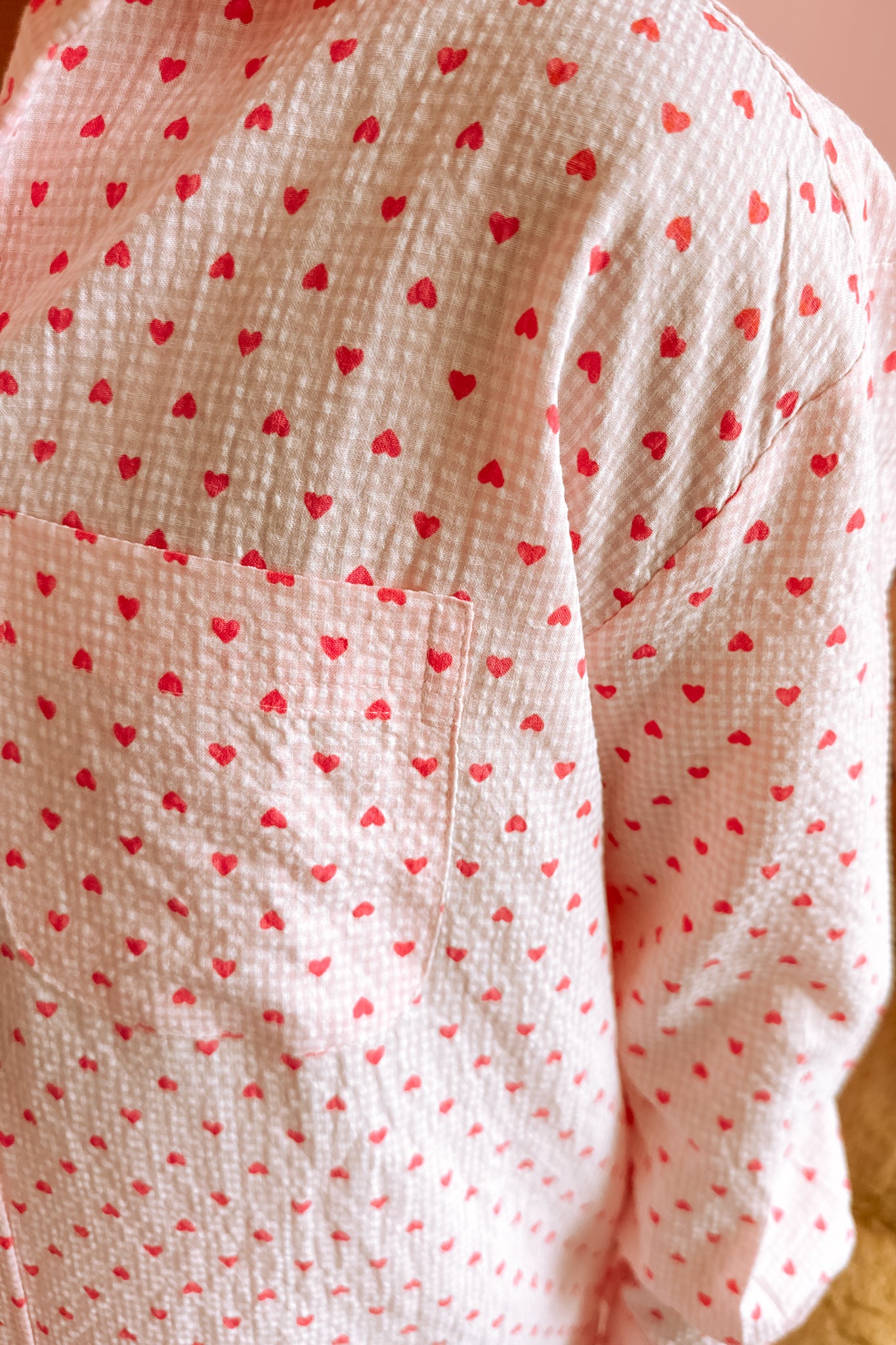Peachy Promise Oversize Shirt