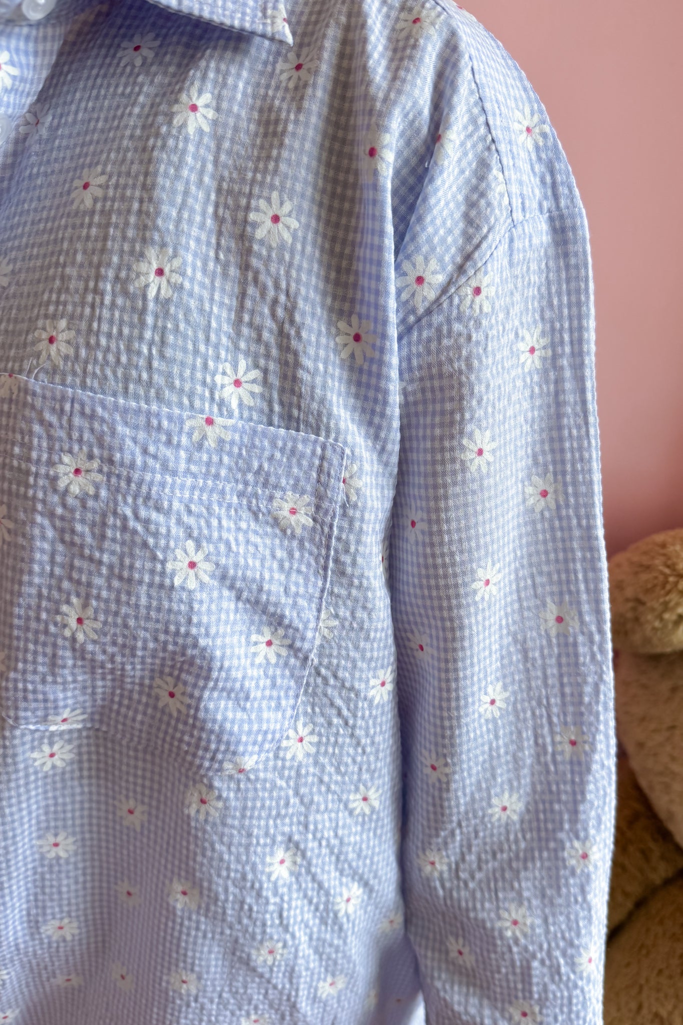 Sky Daisy Oversize Shirt