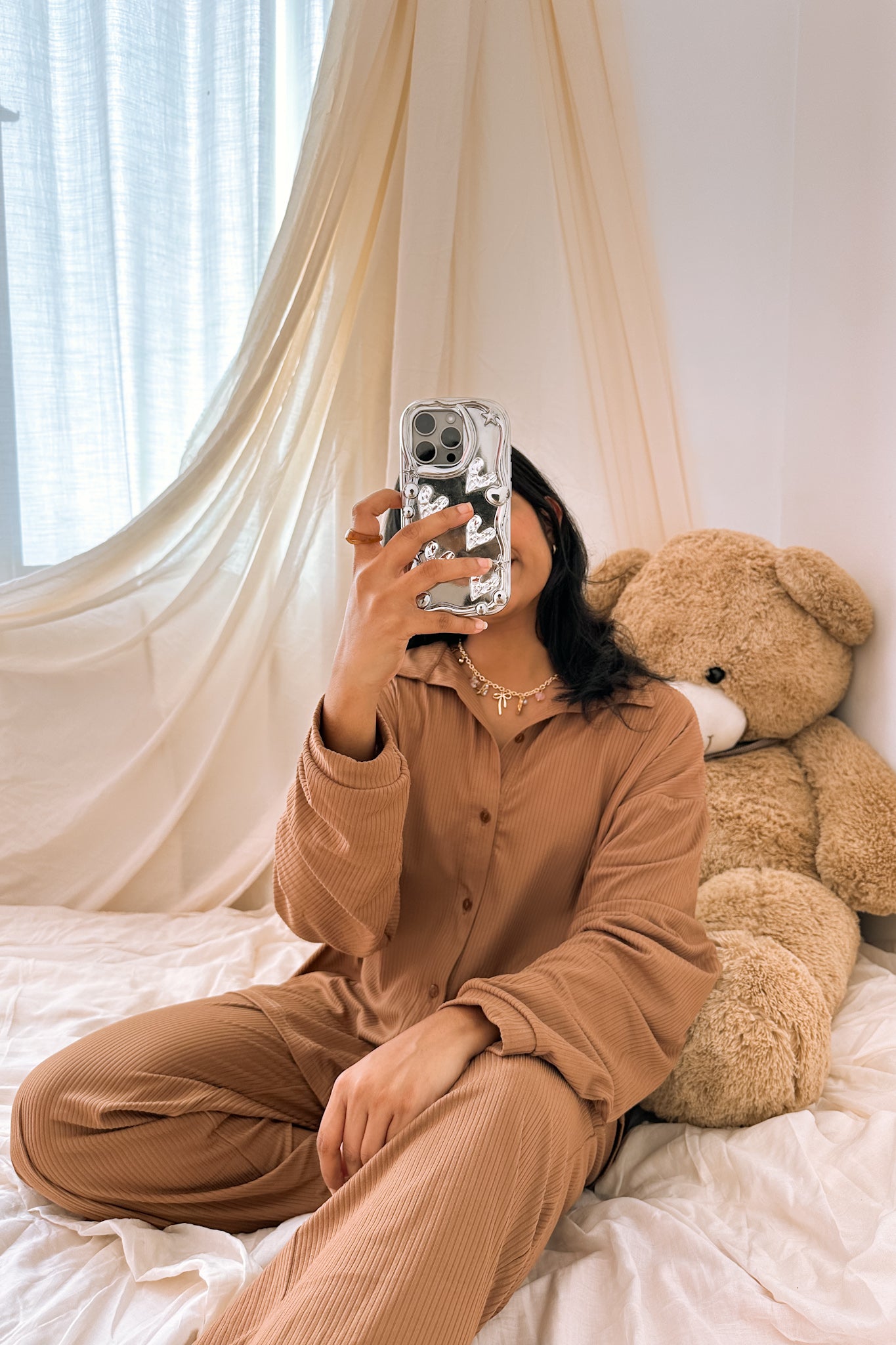 Oat Latte Long Sleeve Top