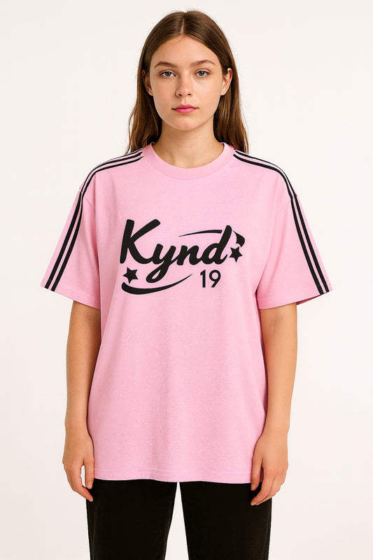 Retro Spice Pink Oversize T Shirt