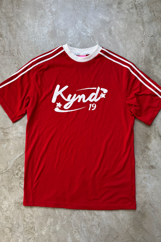 Retro Spice Red Oversize T Shirt