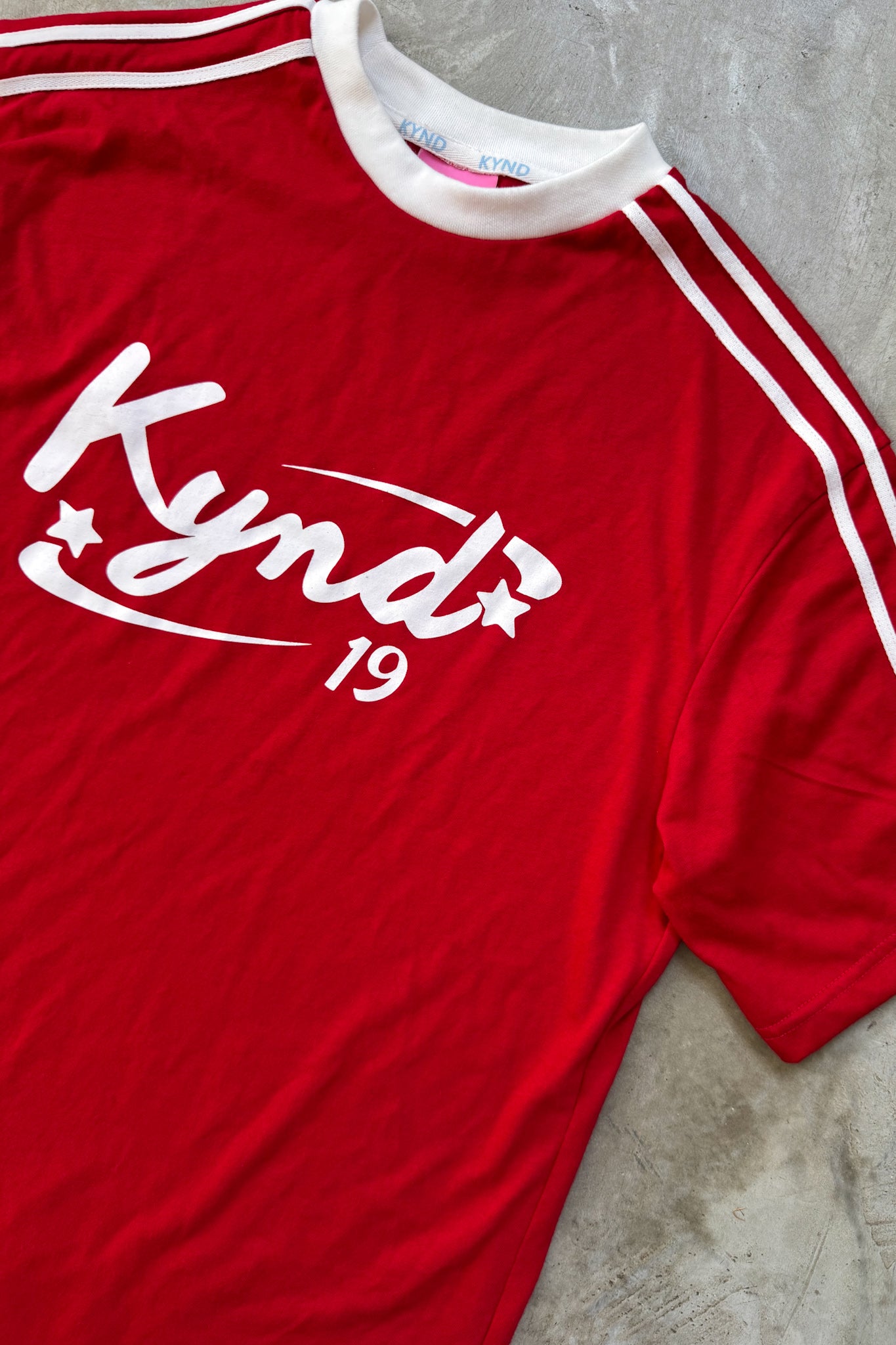 Retro Spice Red Oversize T Shirt