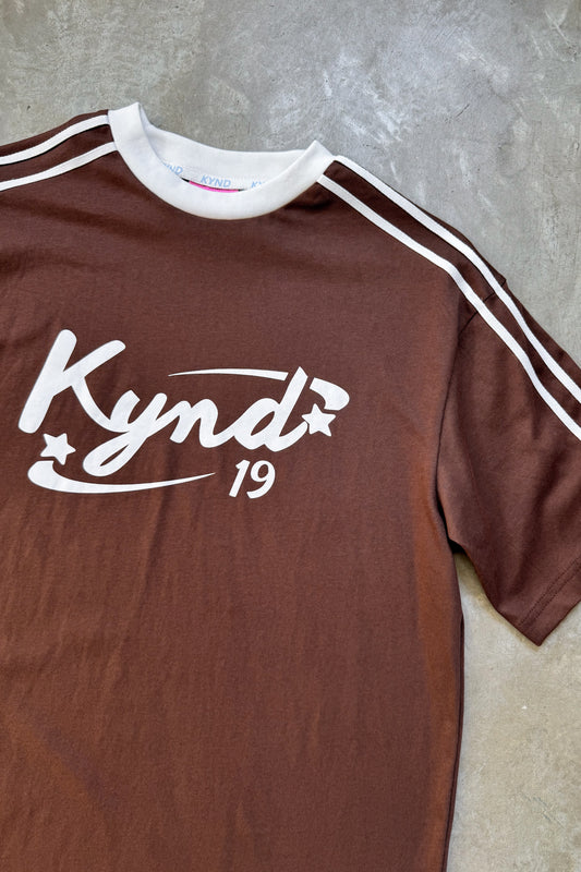 Retro Spice Brown Oversize T Shirt
