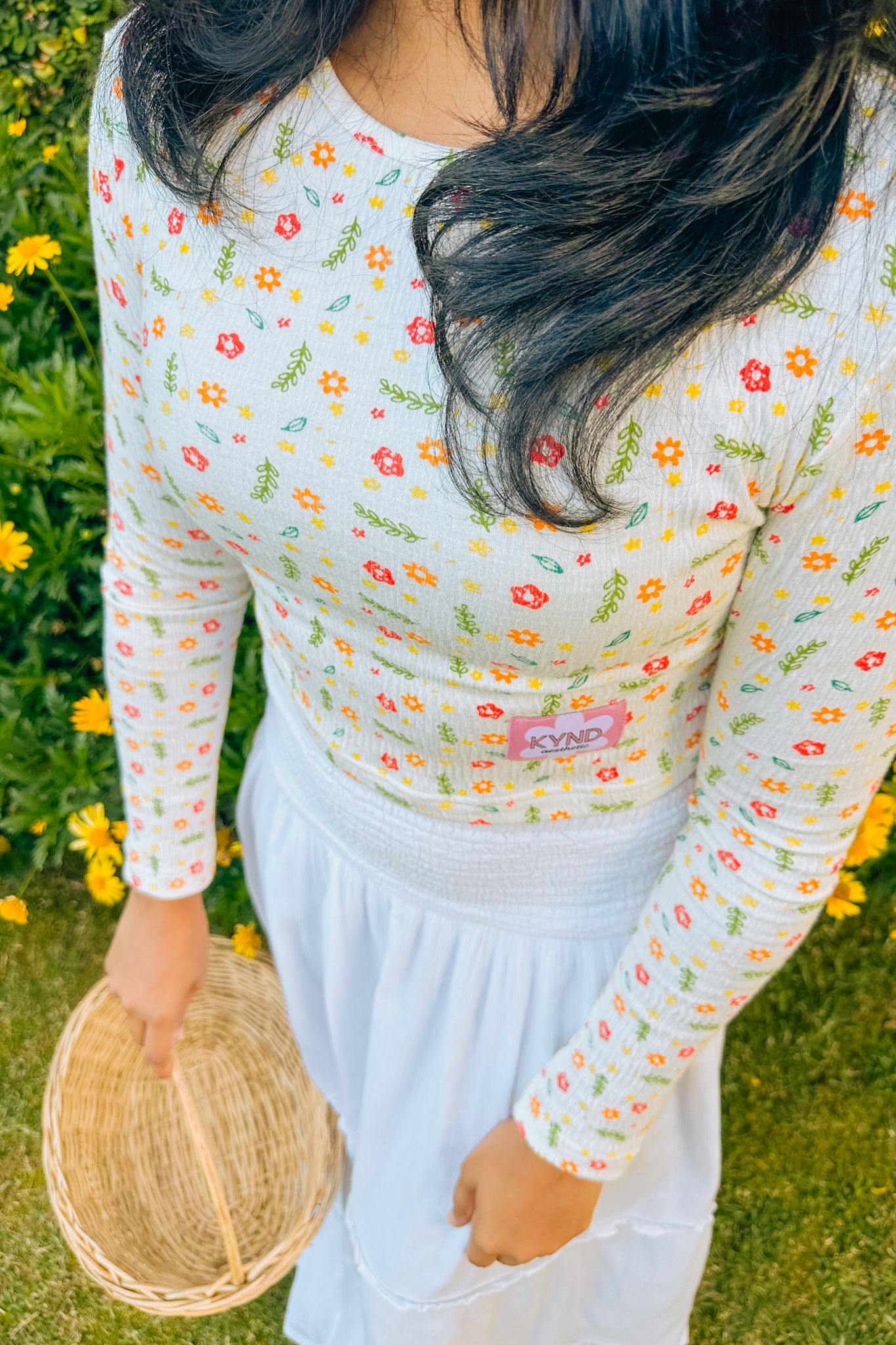 Wildflower Whirl Top