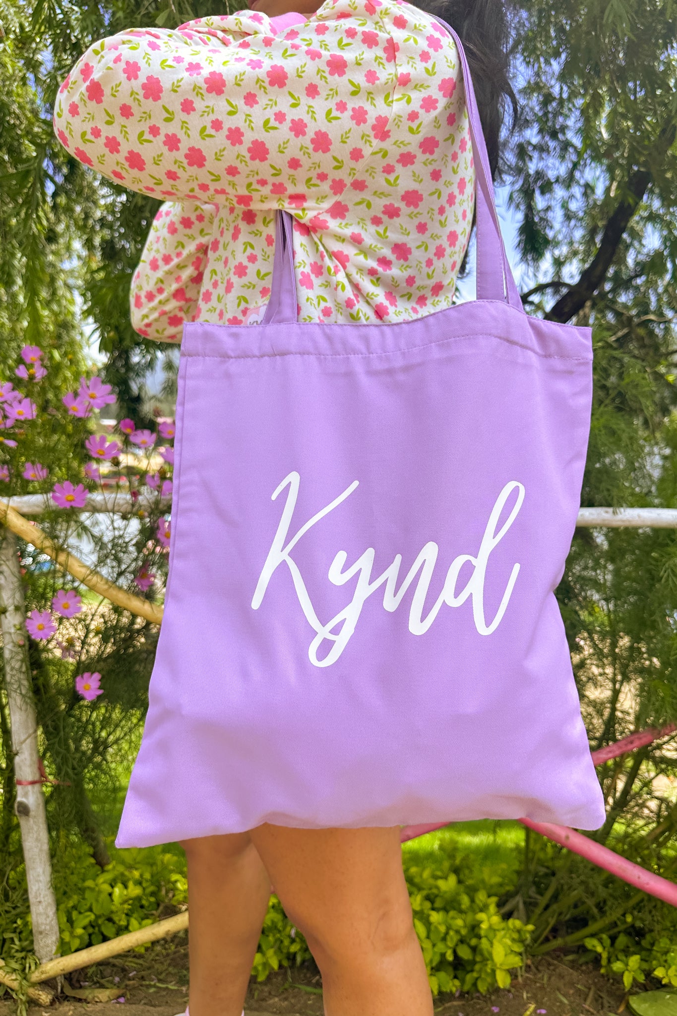 Take Me Everywhere Purple Tote Bag