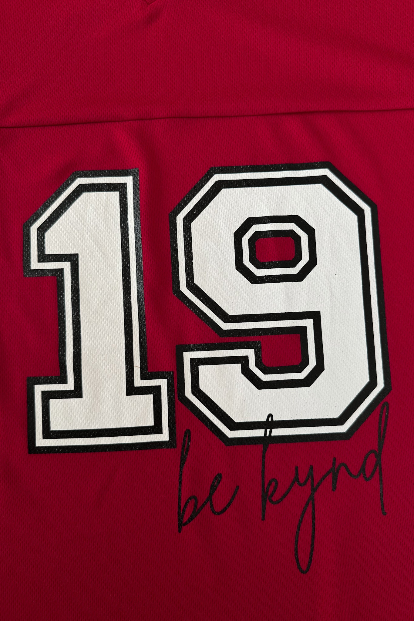 Star Player Oversize Jersey Red