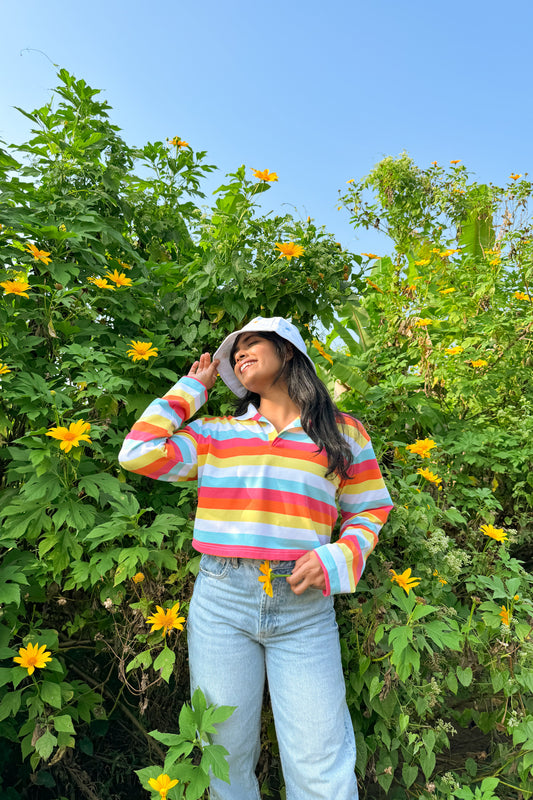 Dream On Polo Neck Tee