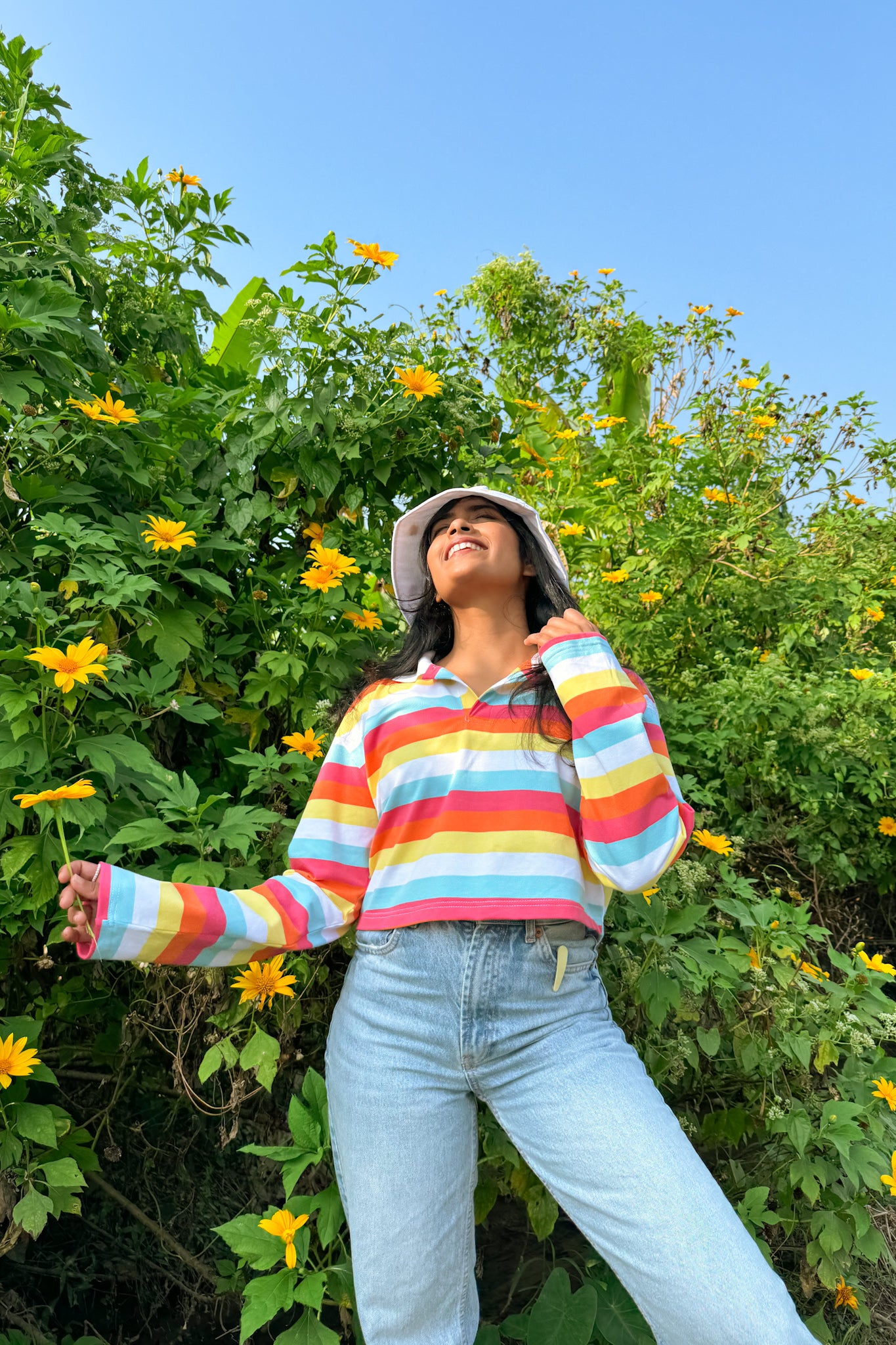 Dream On Polo Neck Tee