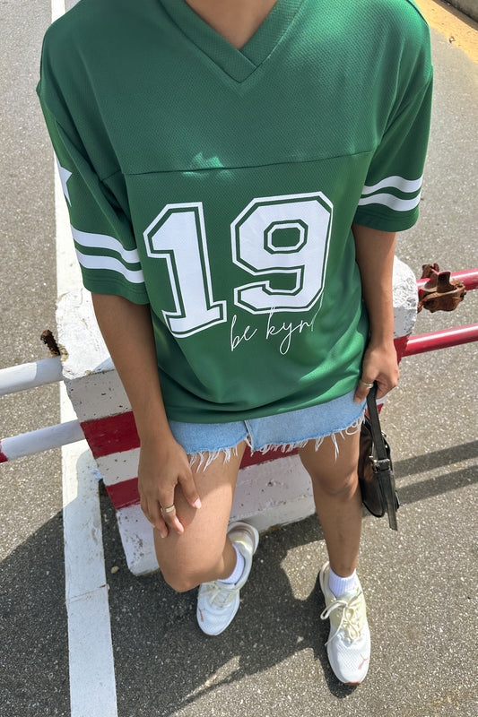 Star Player Oversize Jersey Green