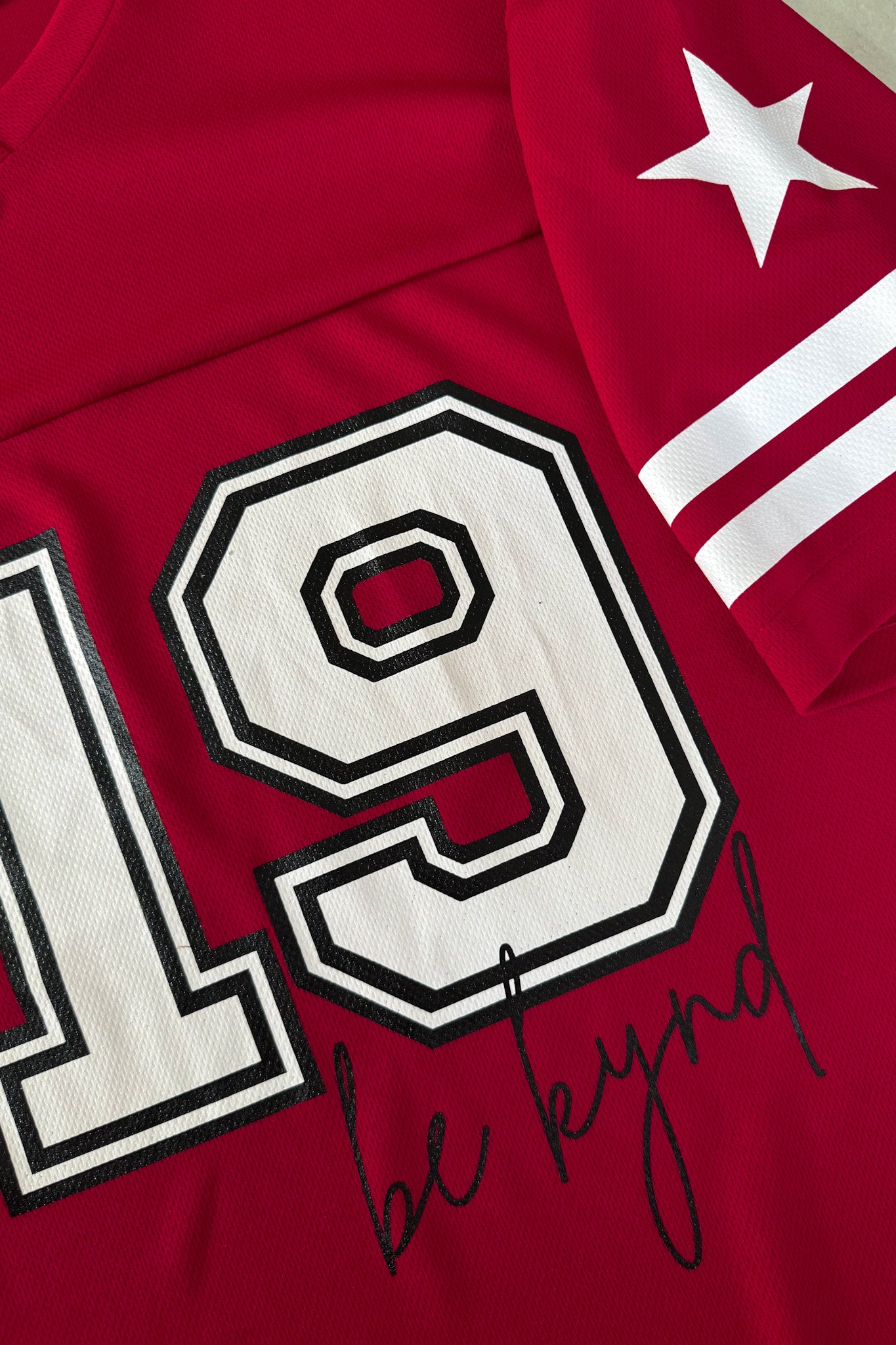 Star Player Oversize Jersey Red