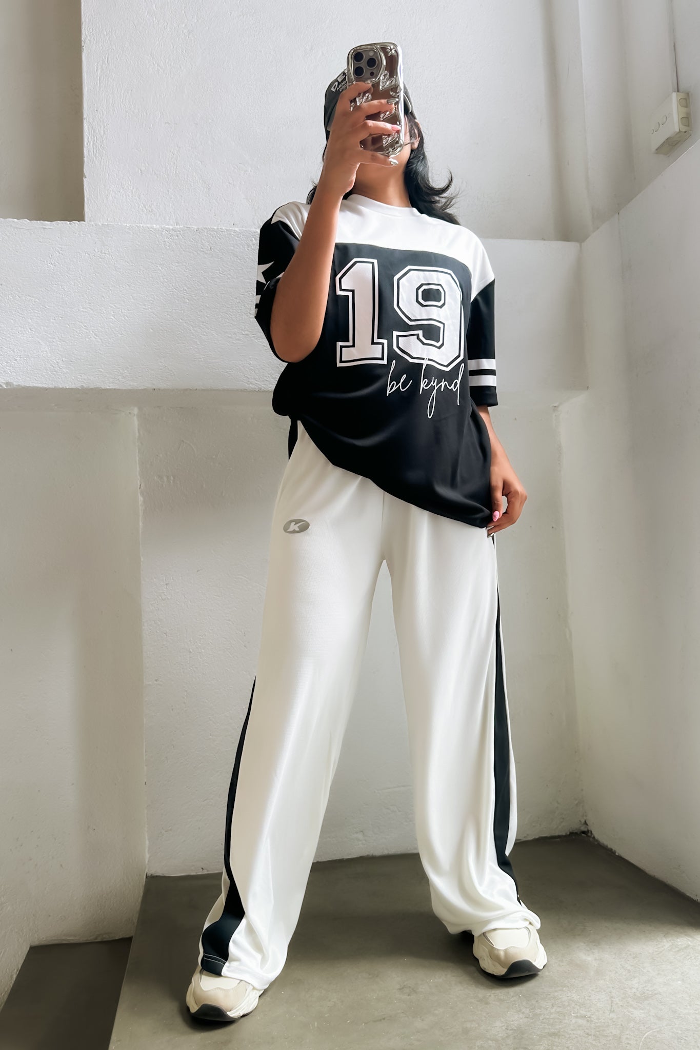 Kynd Sport Jersey Bottom White