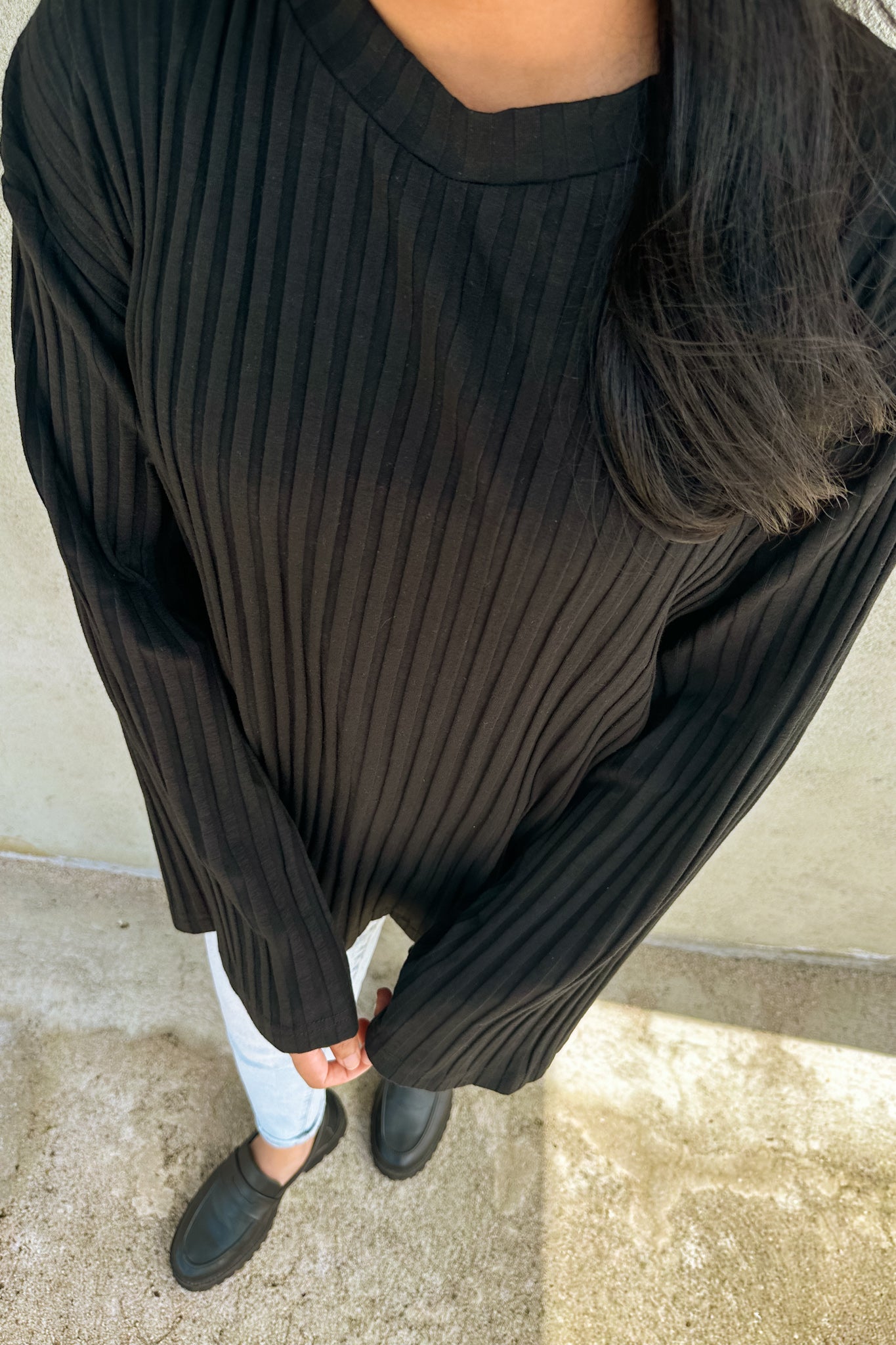 Cozy Noir Top