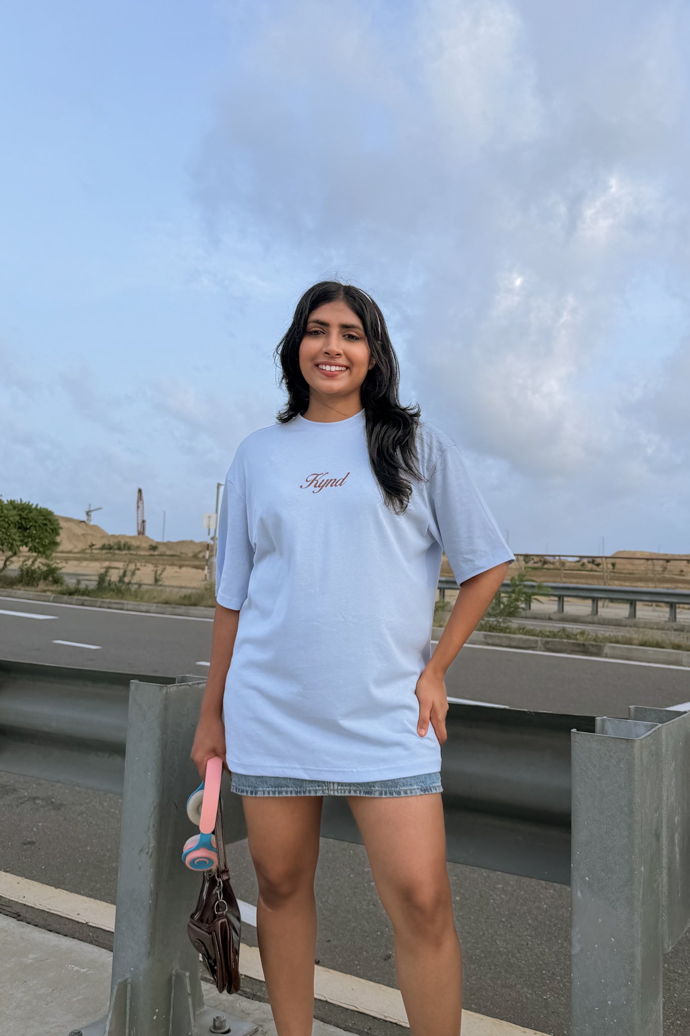 Girl Code Oversized Tee Bubblegum