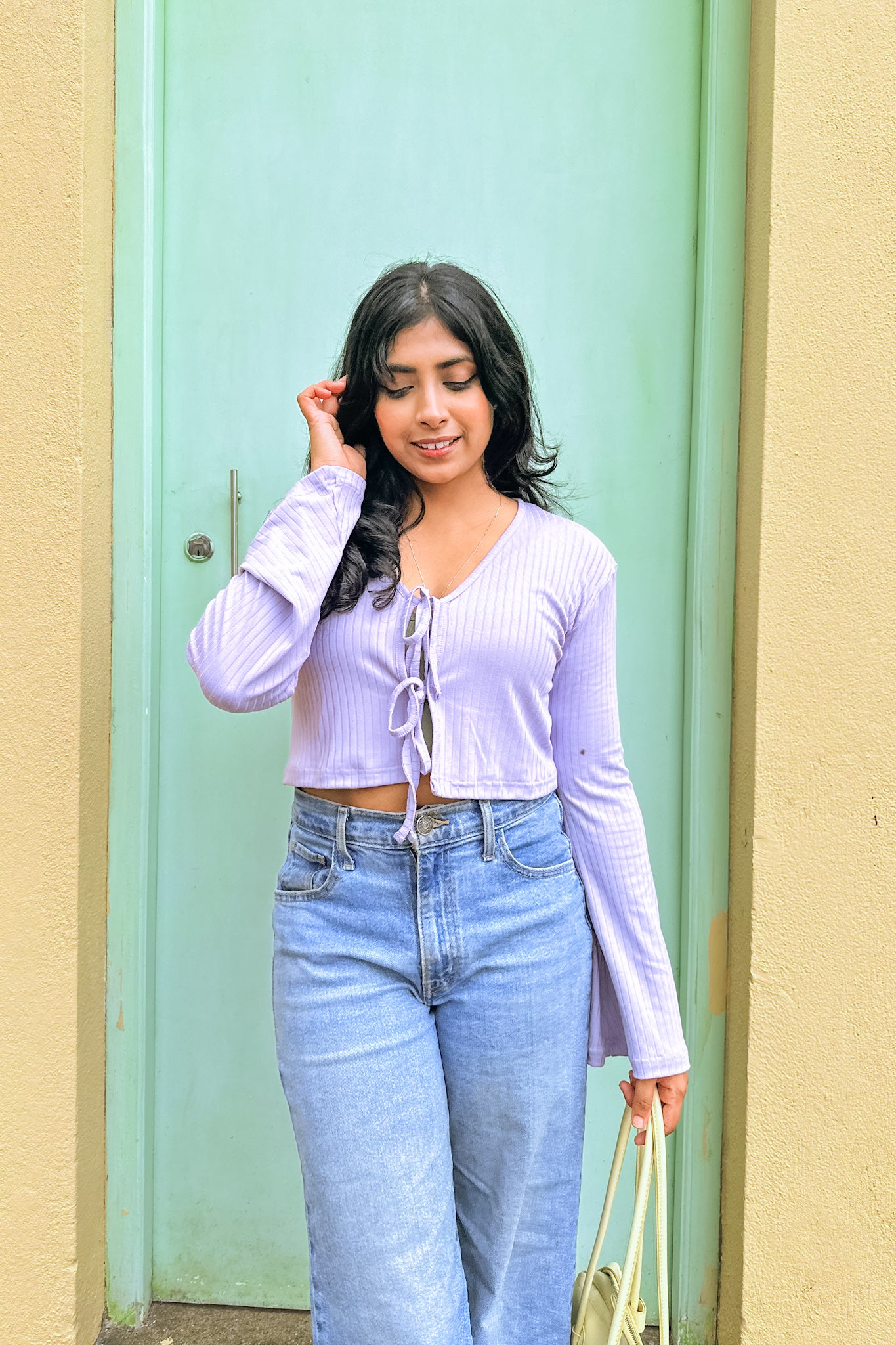 Lavender Macaron Cardigan