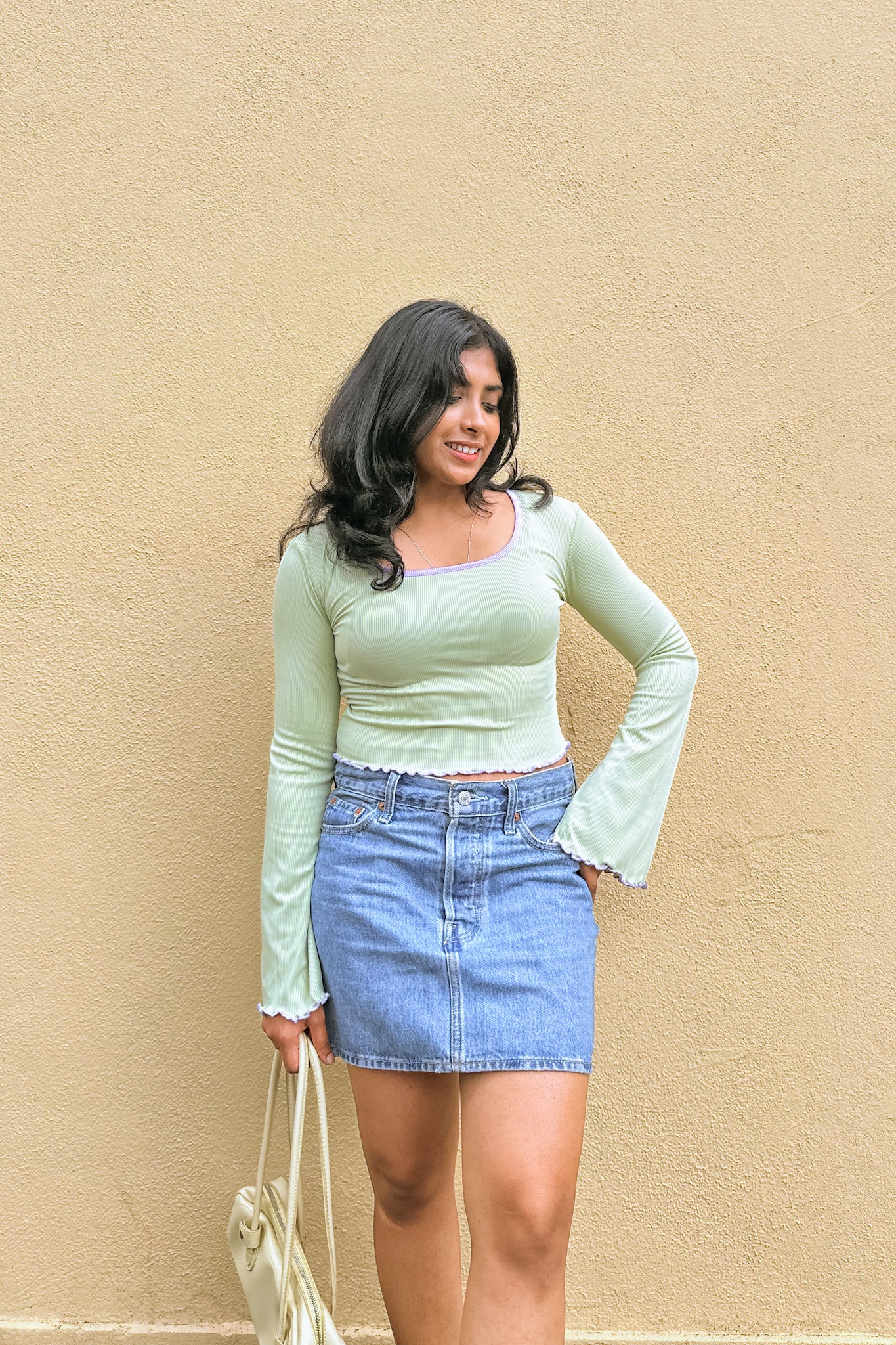 Matcha Latte Crop Top