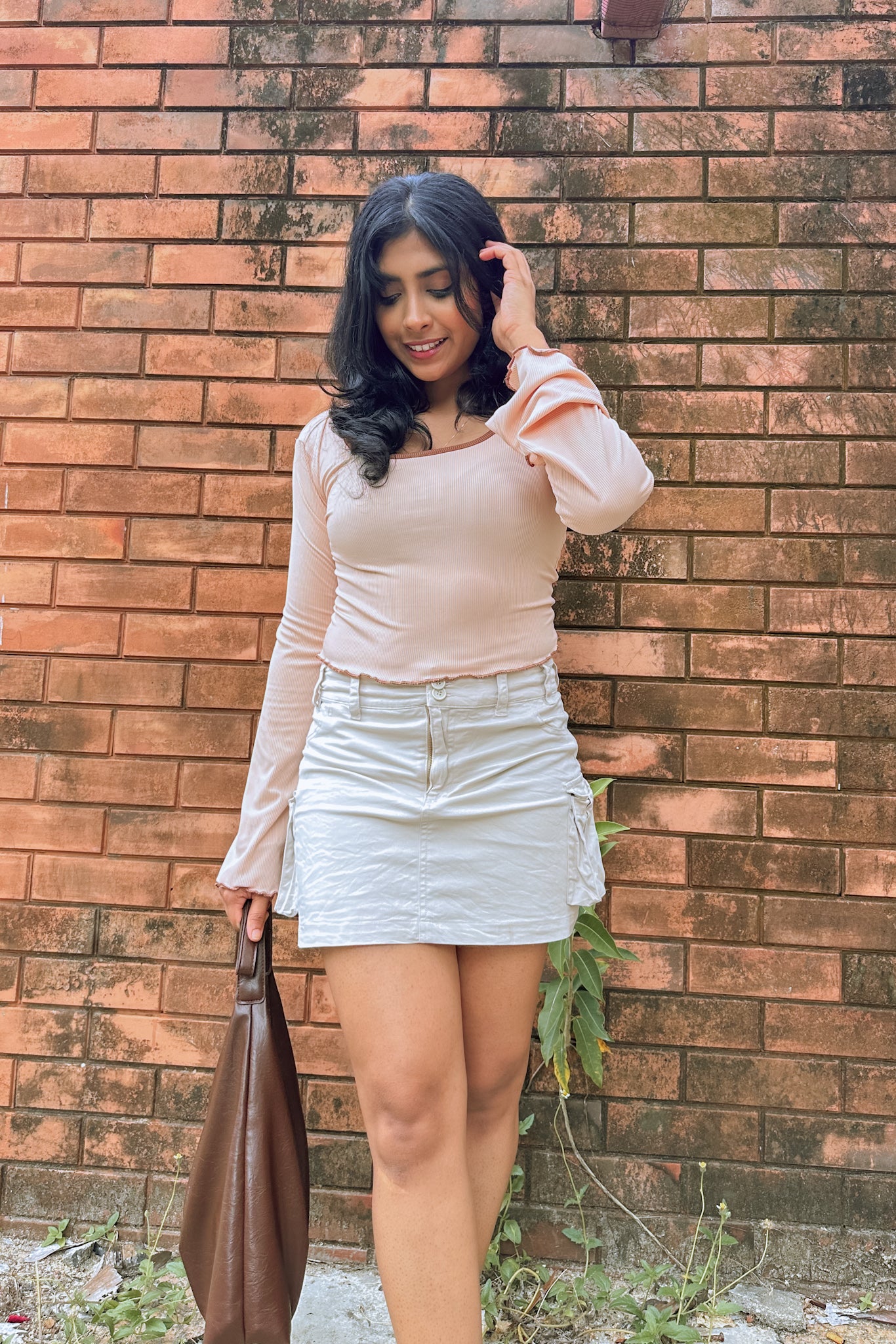 Caramel Macchiato Crop Top