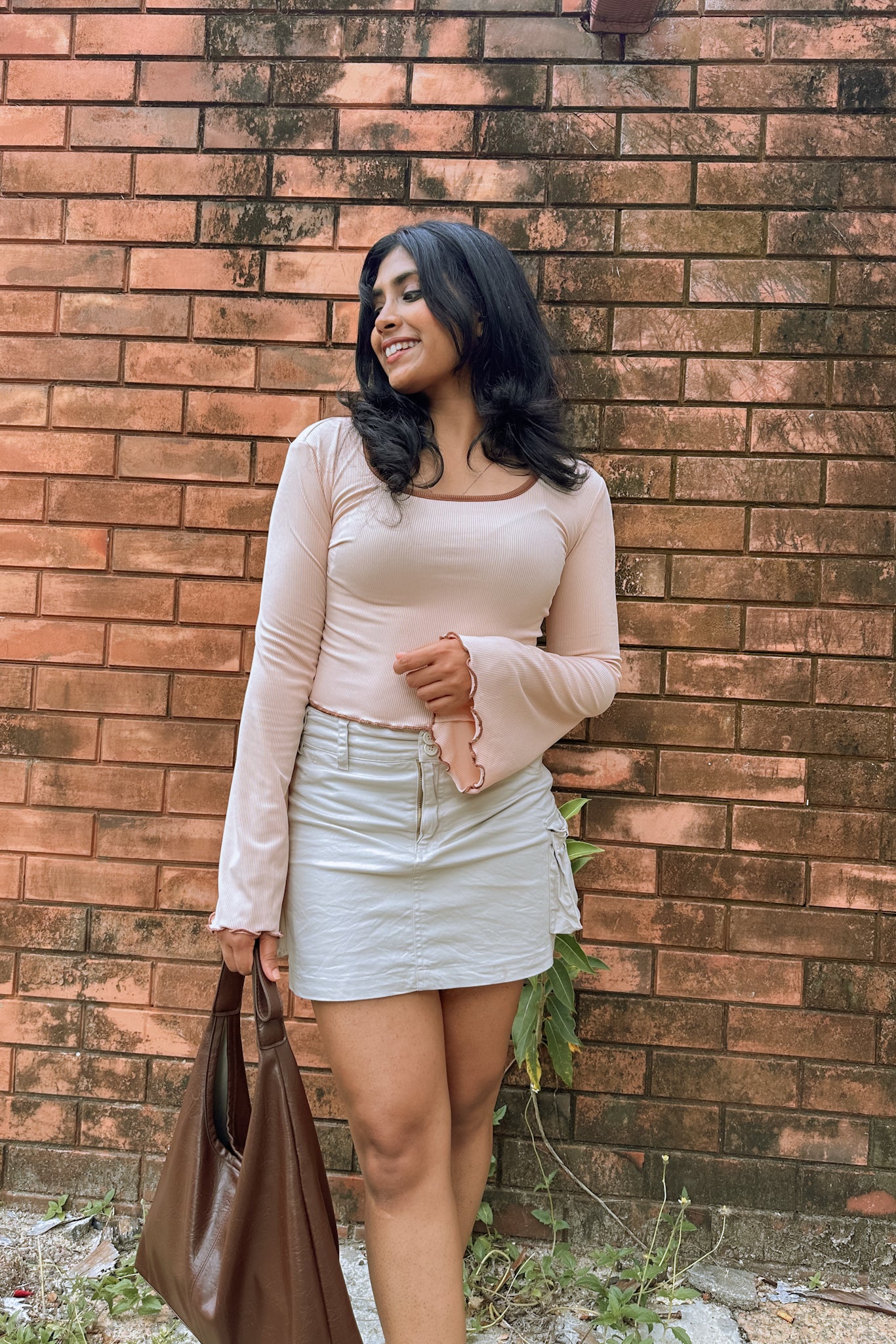 Caramel Macchiato Crop Top