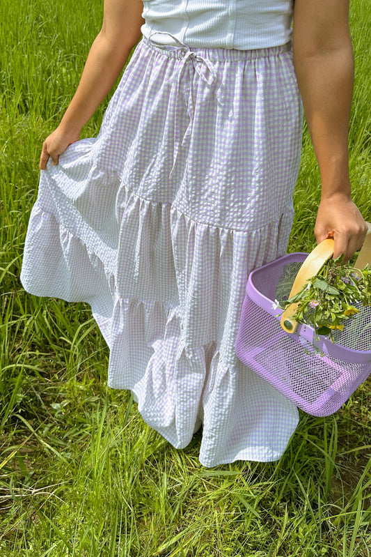 Lavender Fields Maxi Skirt