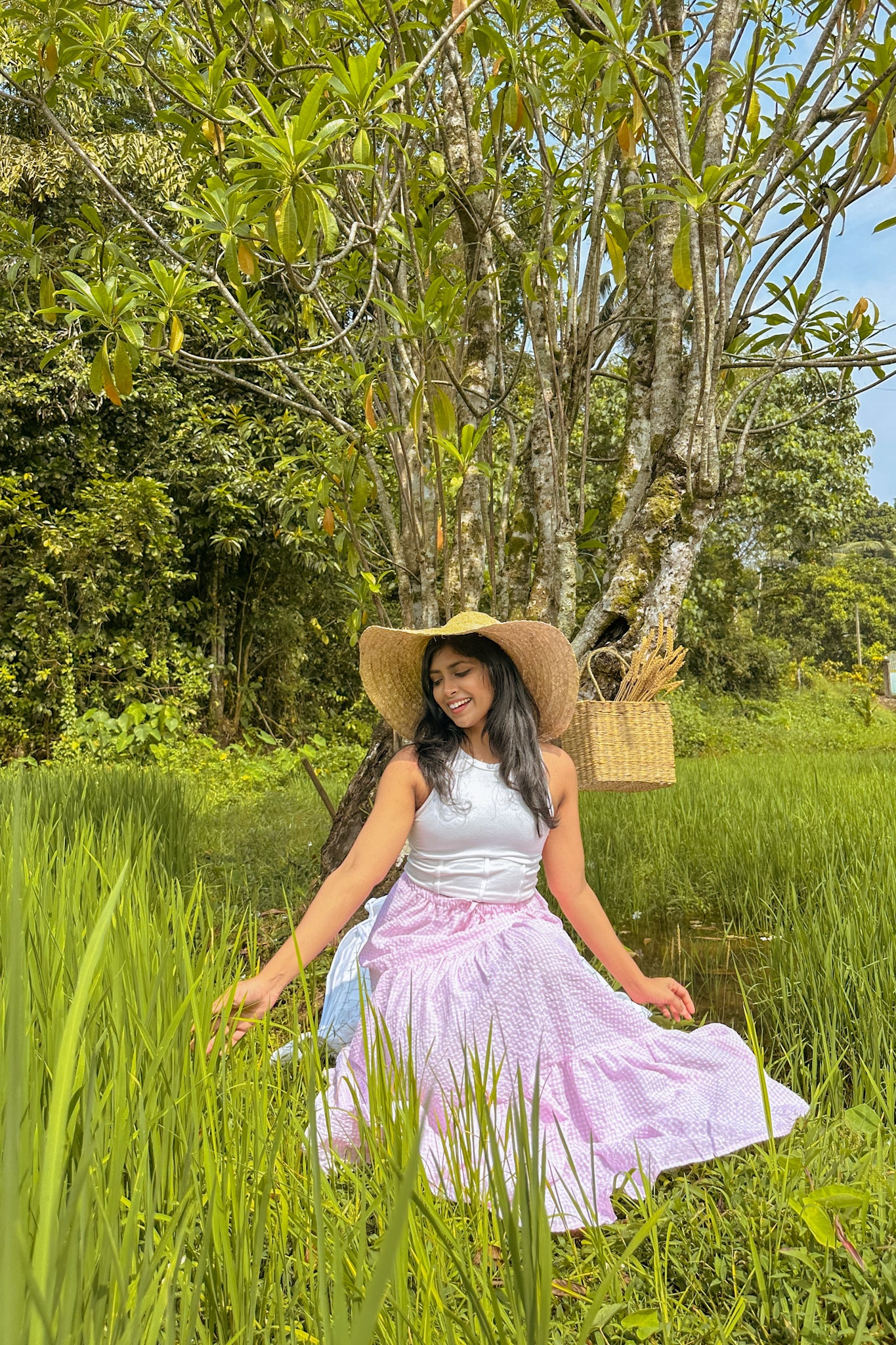 Soft Pink Sway Maxi Skirt