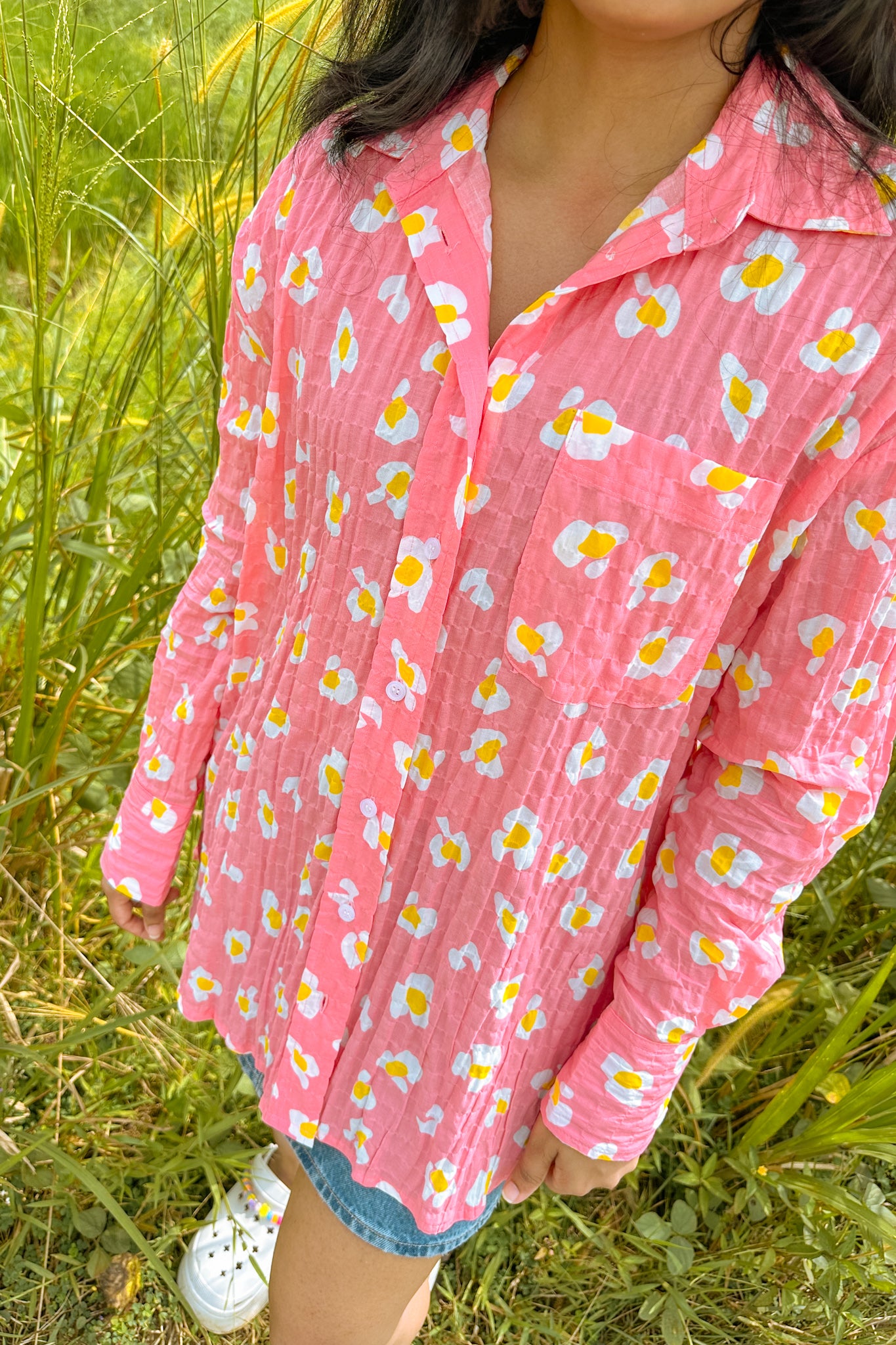 Morning Bloom Oversize Shirt