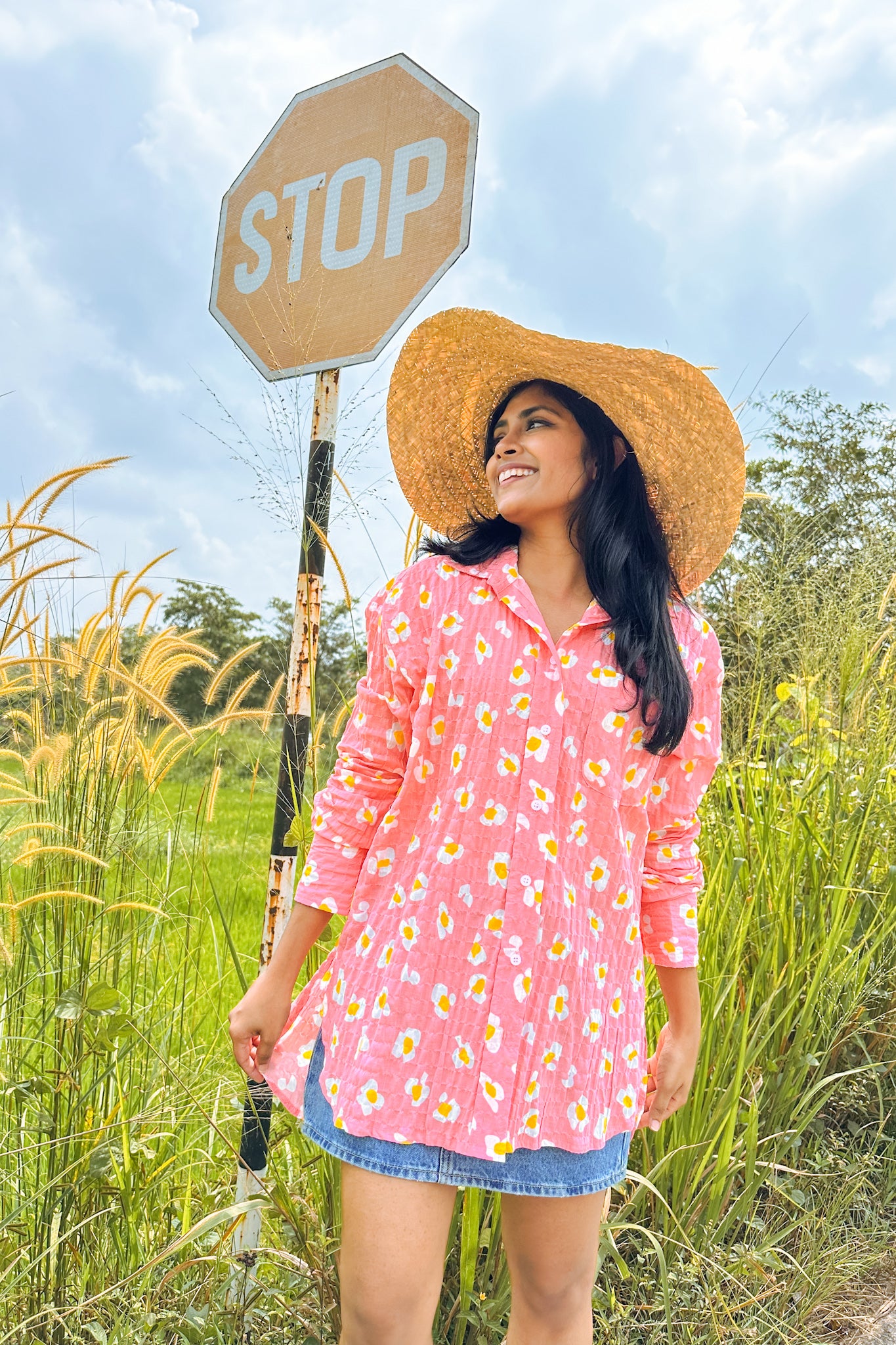 Morning Bloom Oversize Shirt