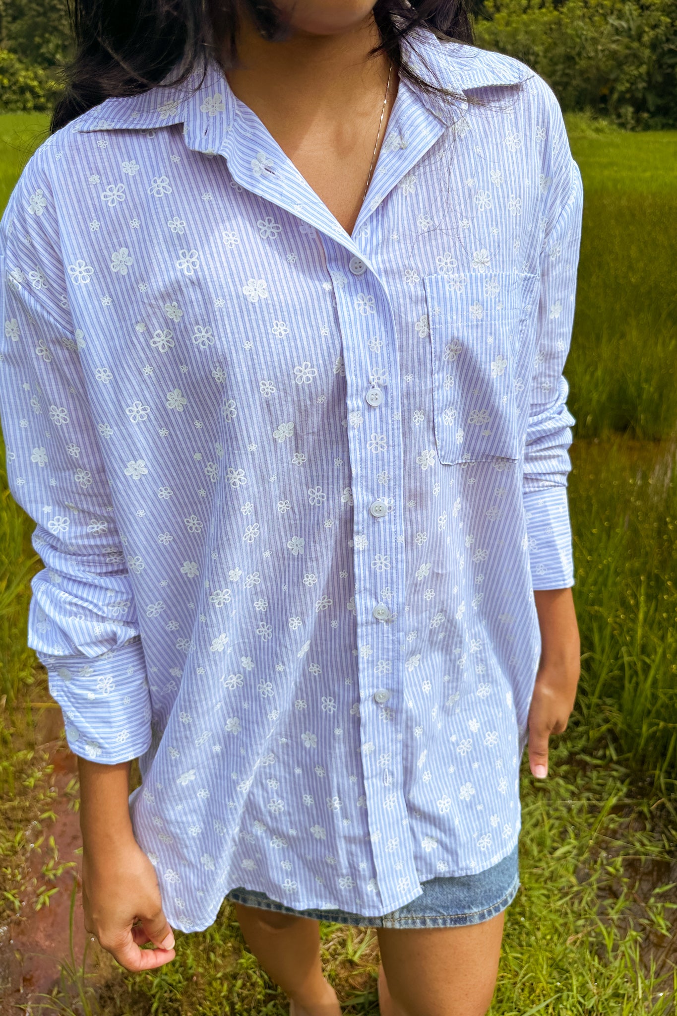 Petal Dream Oversize Shirt