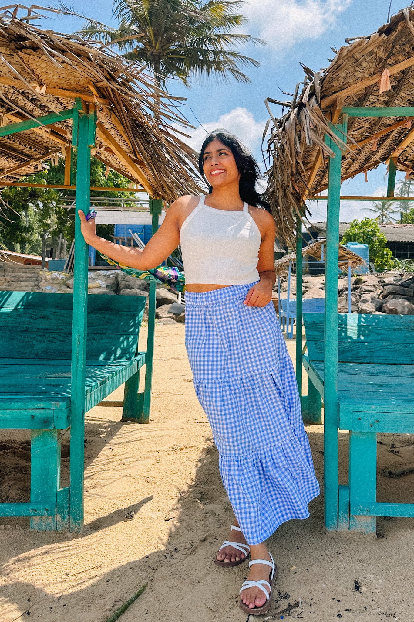 Santorini Tiered Skirt