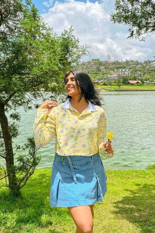 Buttercup Polo Neck Pullover