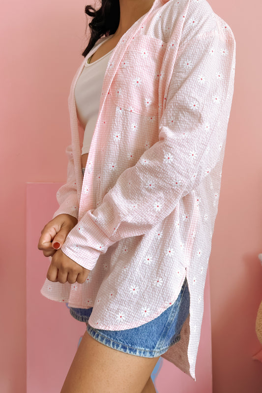 Sunset Bloom Oversize Shirt