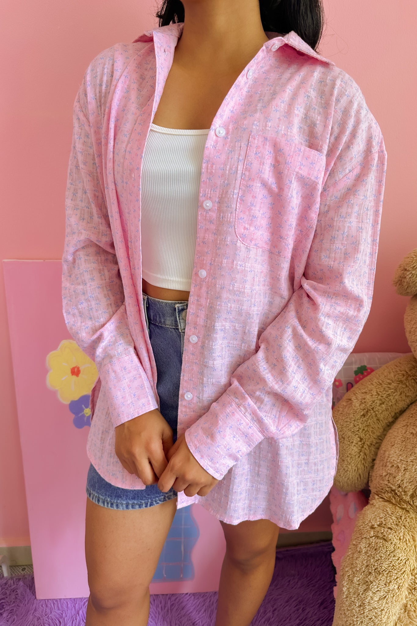 Pretty Petals Oversize Shirt