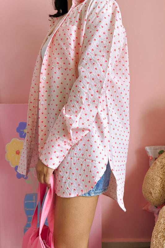 Peachy Promise Oversize Shirt