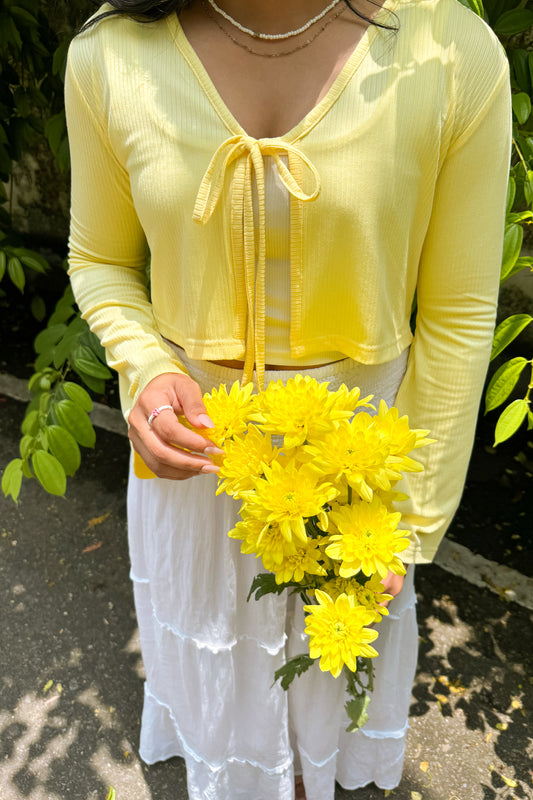 Daisy Drape Cardigan