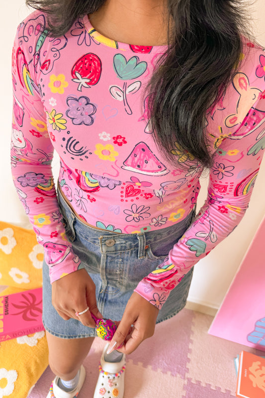 Fairy Floss Crop Top