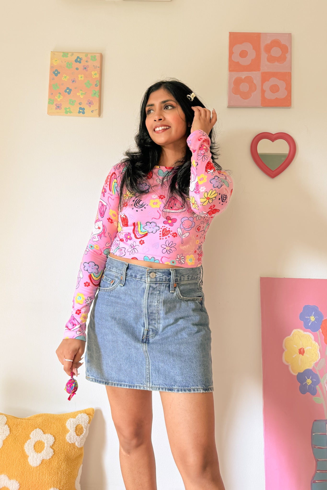 Fairy Floss Crop Top