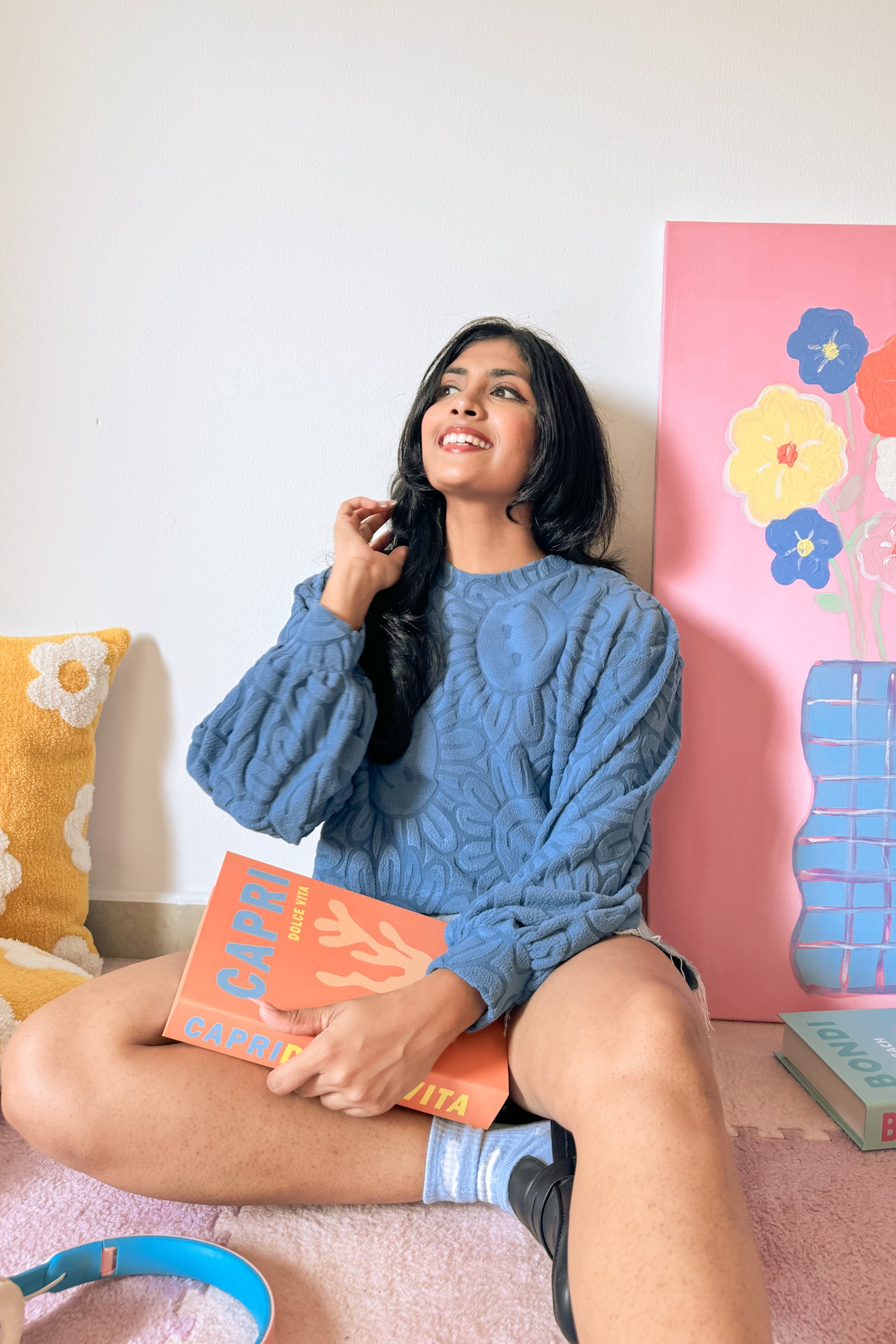 Soft Petal Hug Pullover