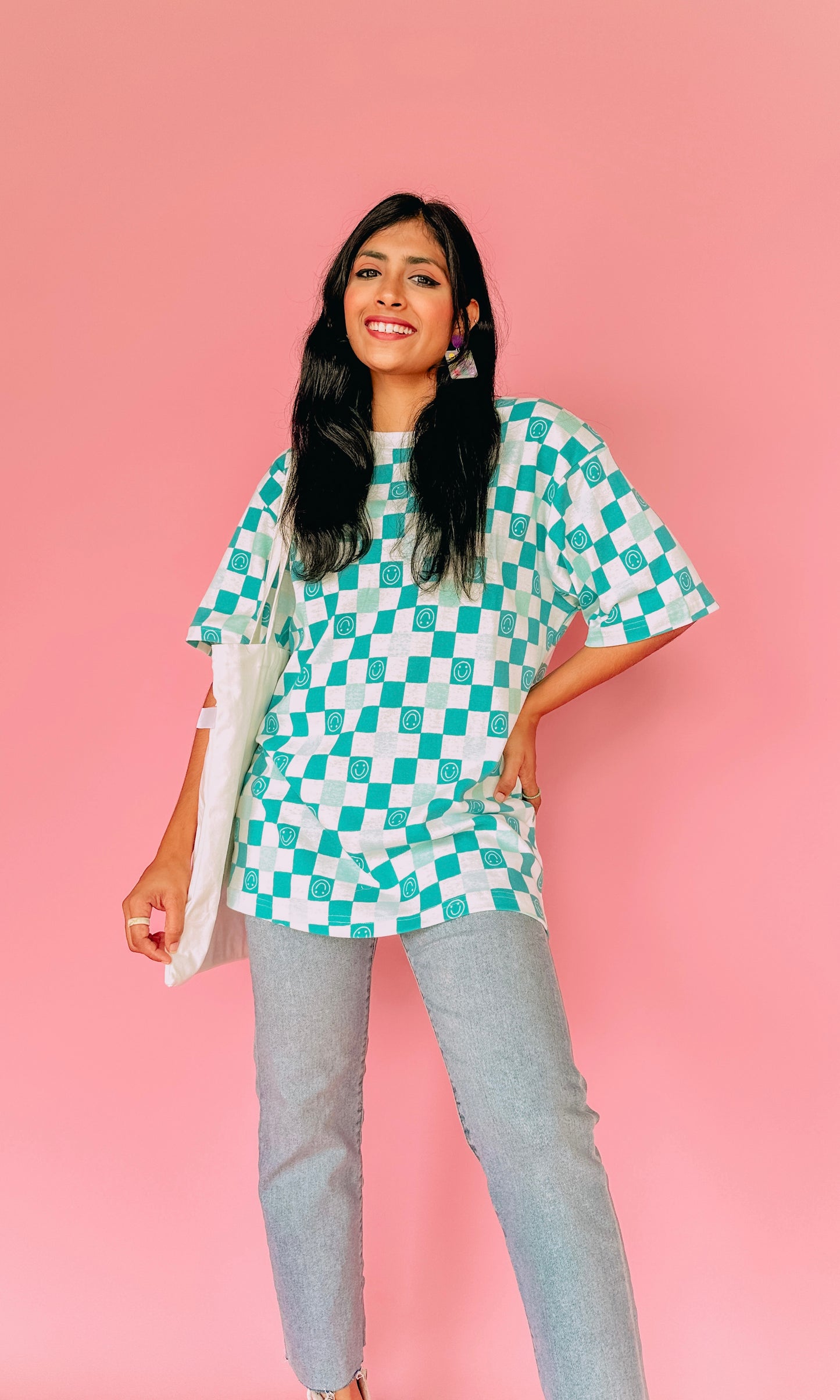 Smiley Plaid