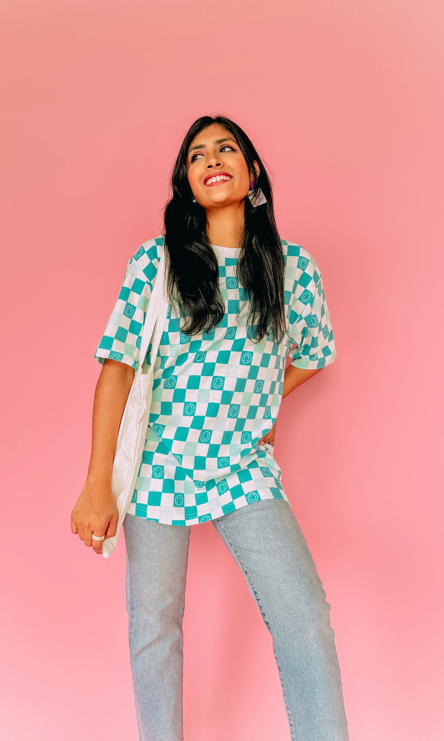 Smiley Plaid
