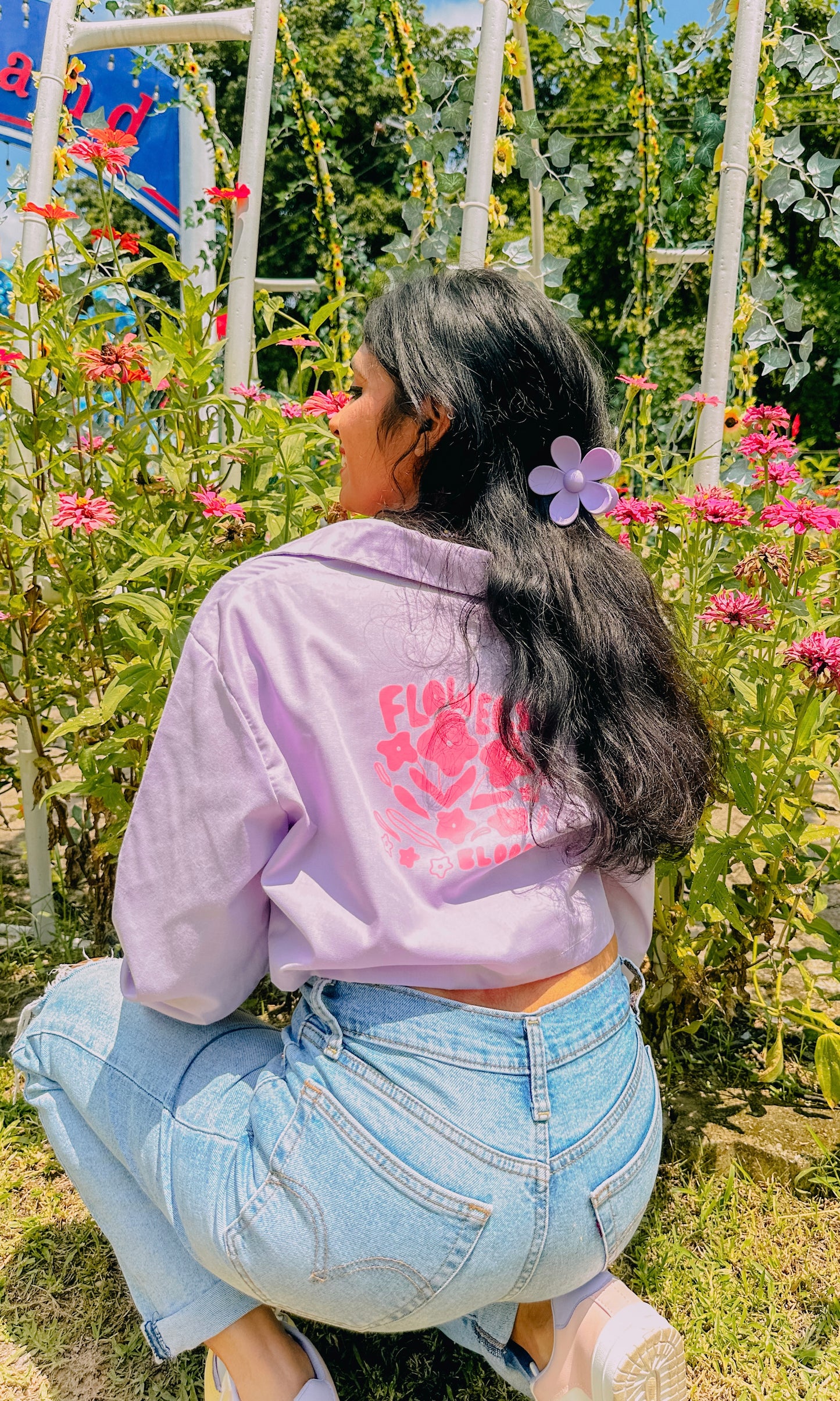 Flower Hair Claw