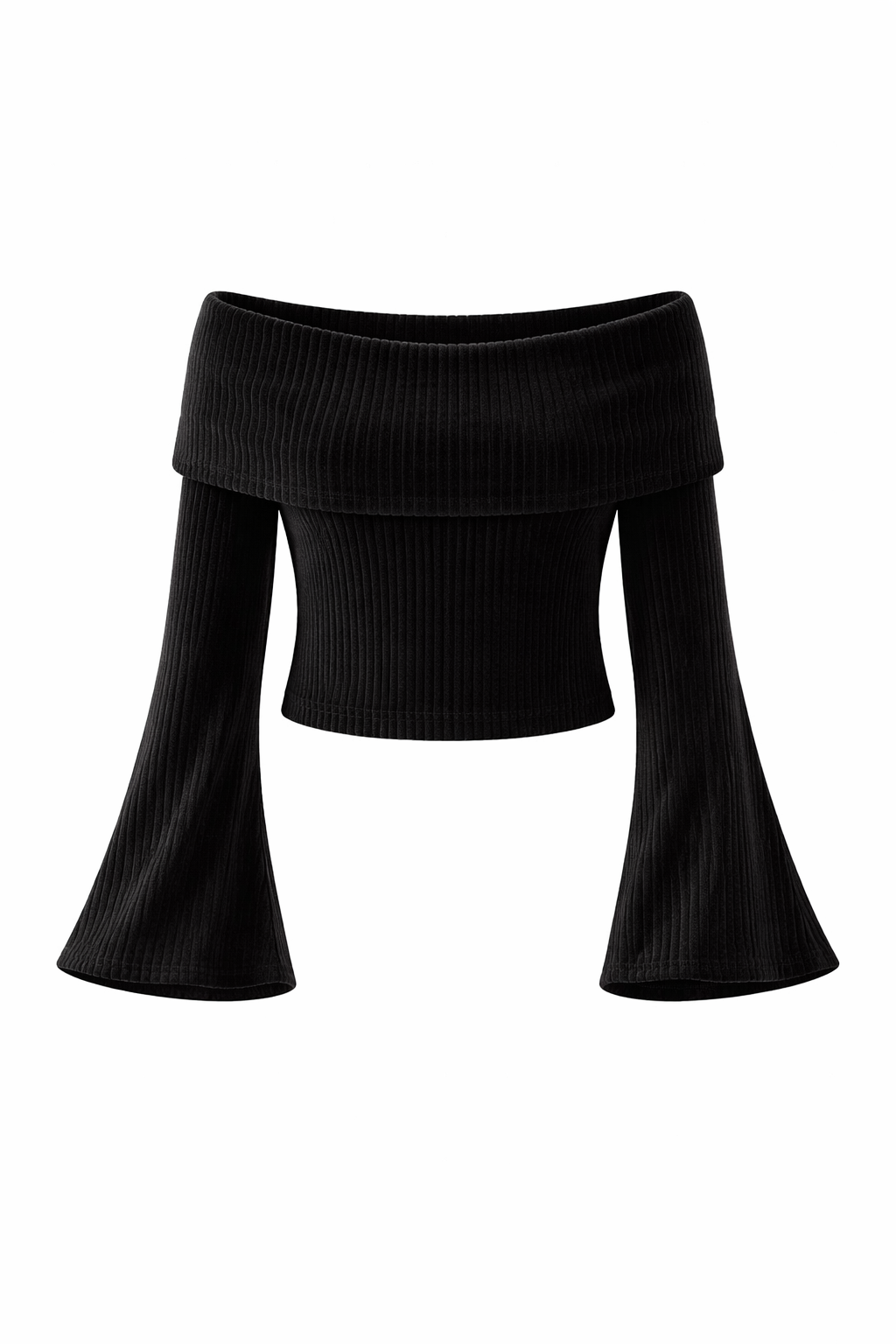 True Love Black Off Shoulder Top