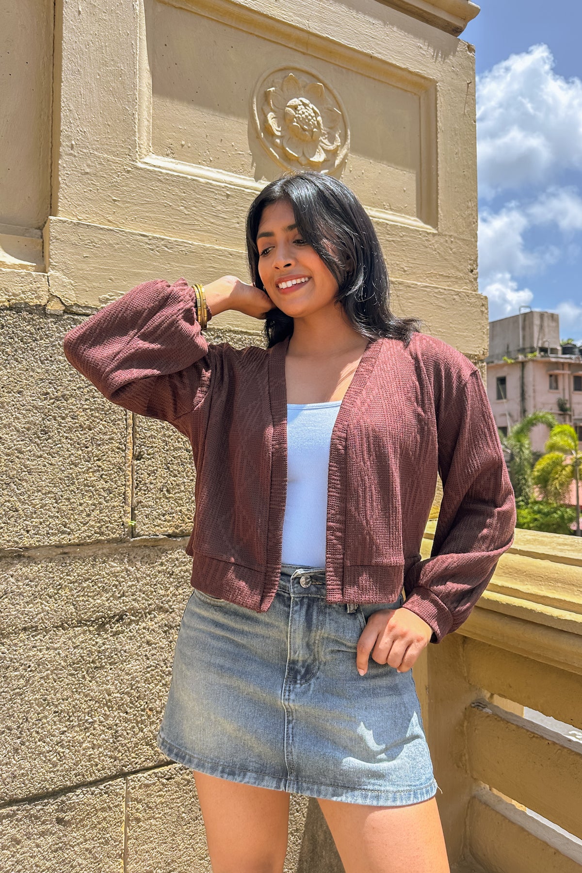 Cozy Romance Cardigan Chocolate